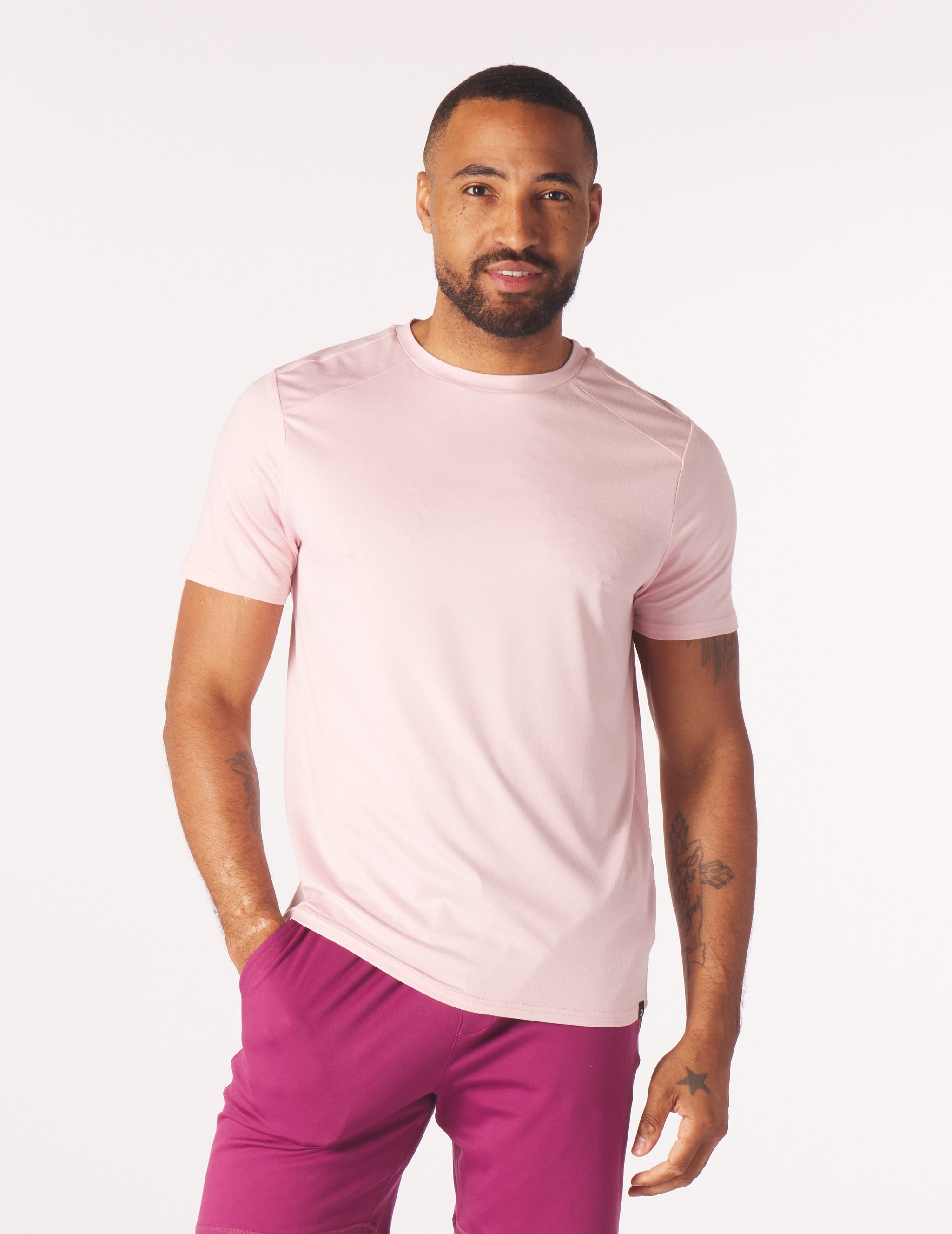 Salton Short Sleeve: Peony Heather Salton Short Sleeve: Peony Heather