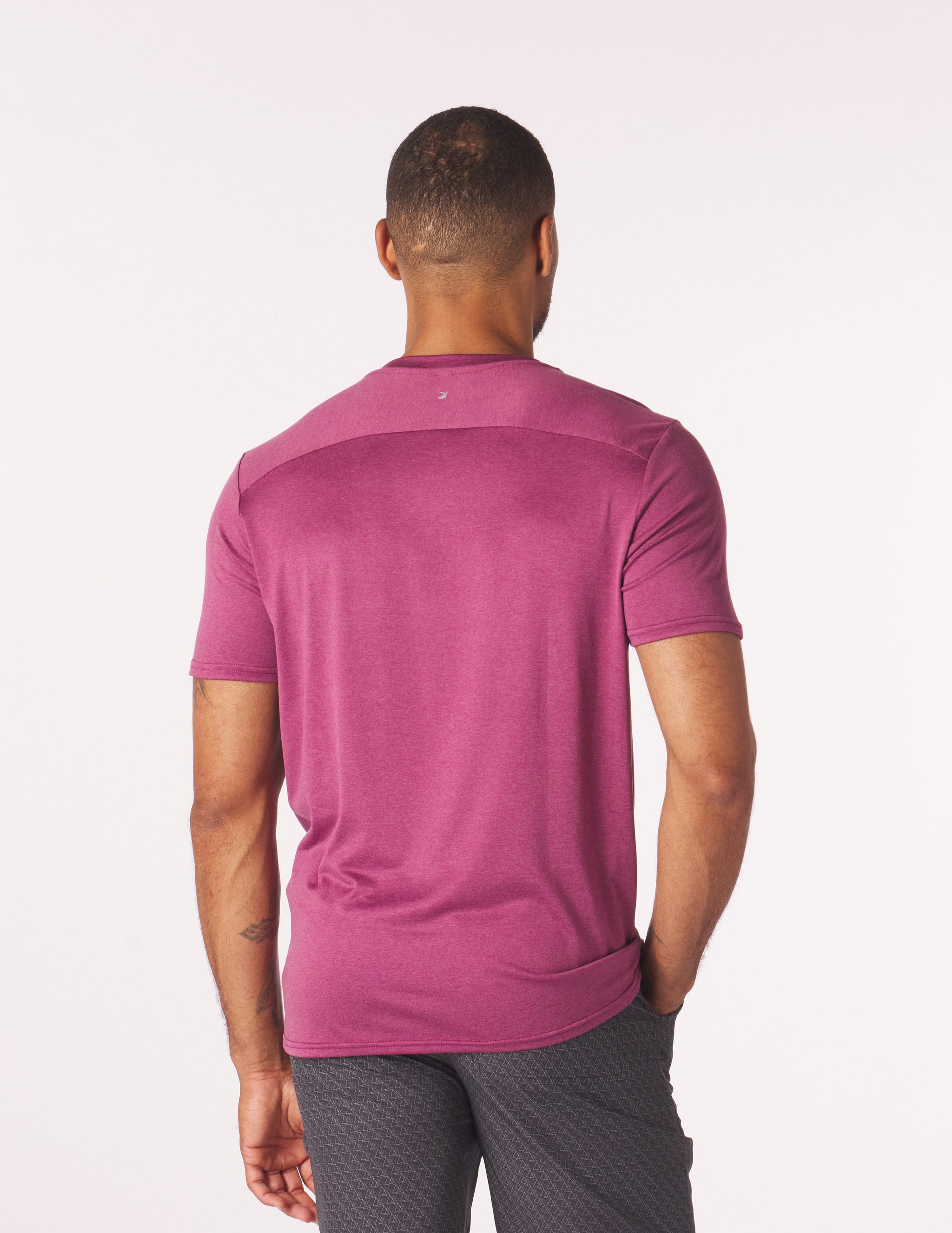 Salton Short Sleeve: Rouge Heather Salton Short Sleeve: Rouge Heather