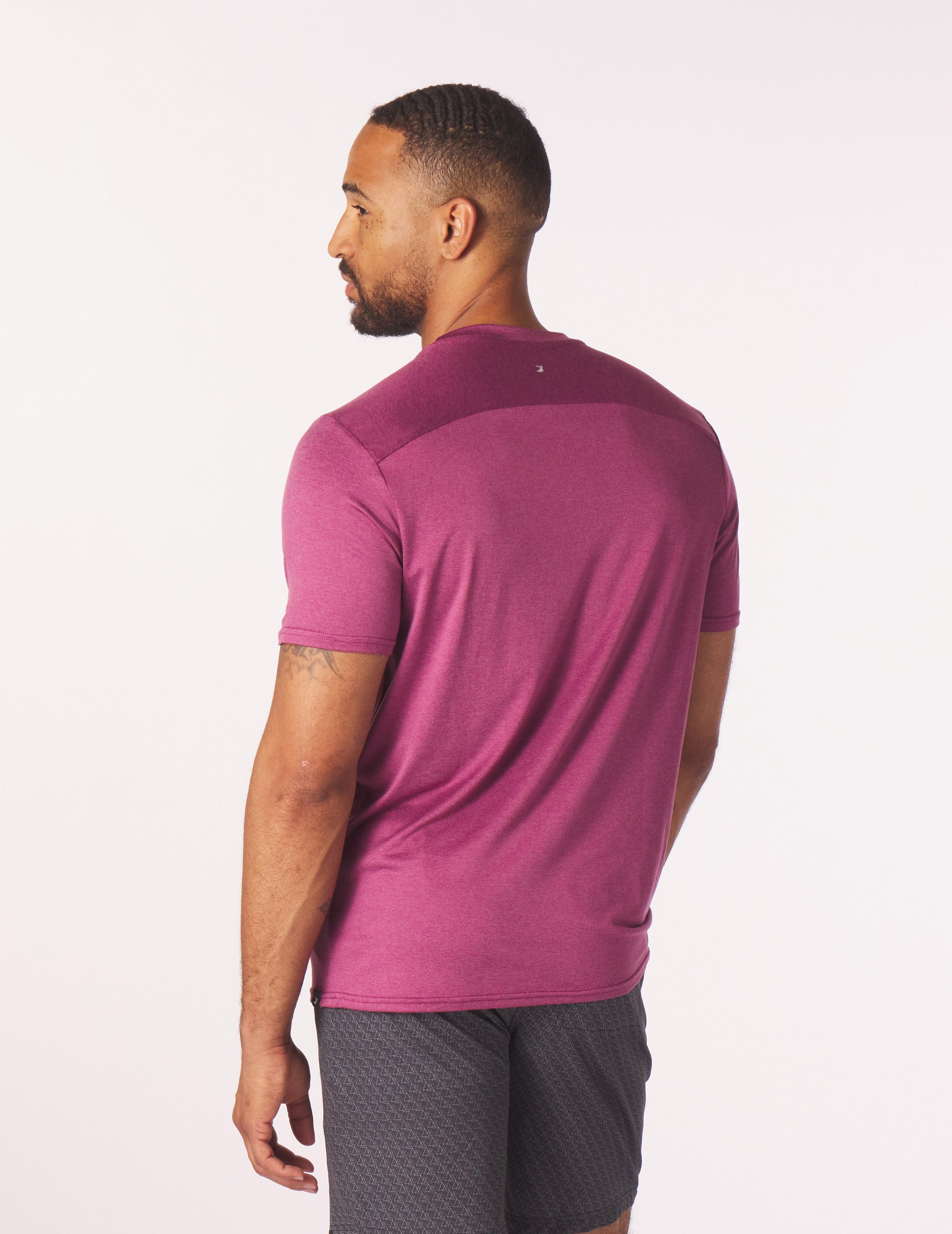 Salton Short Sleeve: Rouge Heather Salton Short Sleeve: Rouge Heather