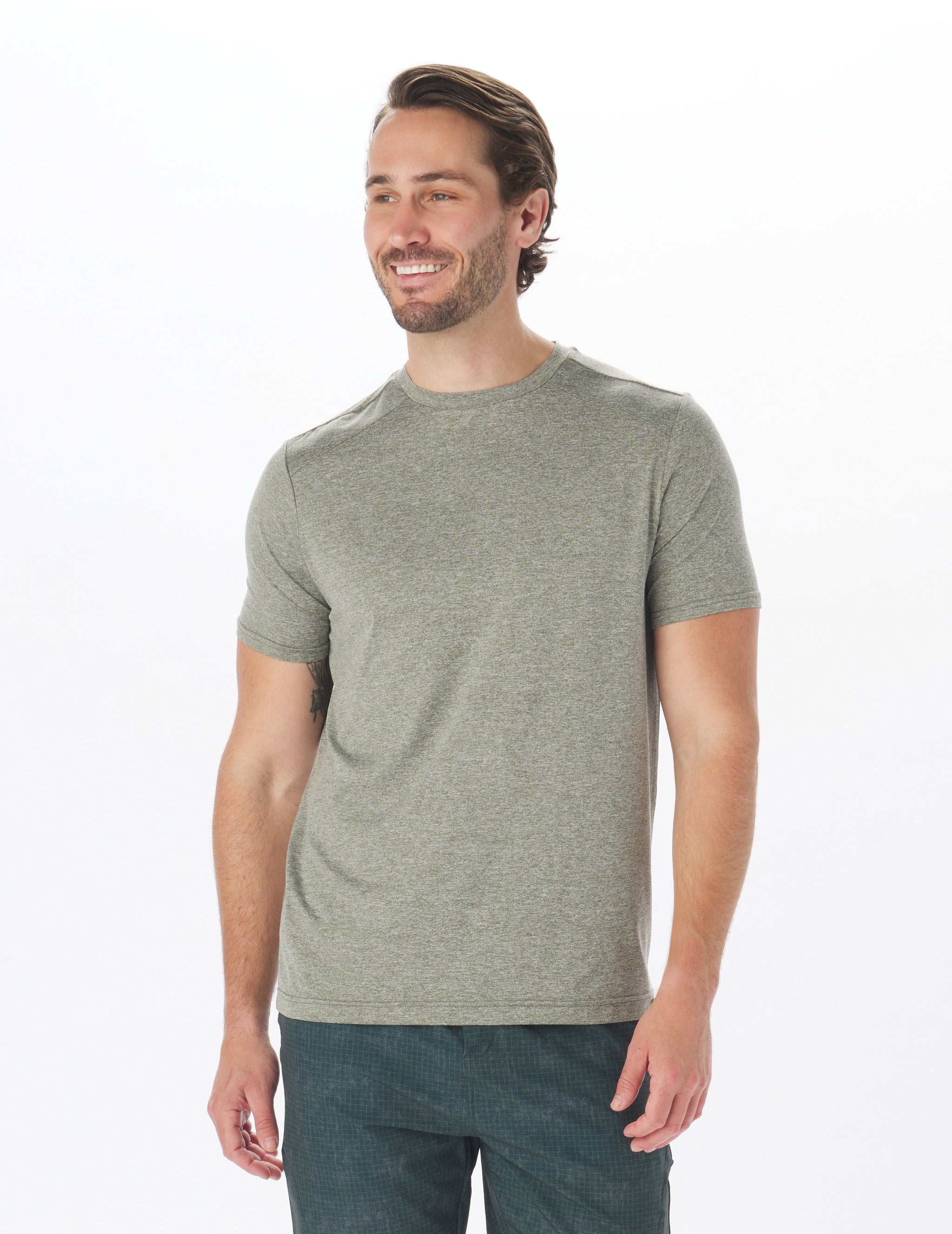 Salton Short Sleeve: Forest Heather Salton Short Sleeve: Forest Heather