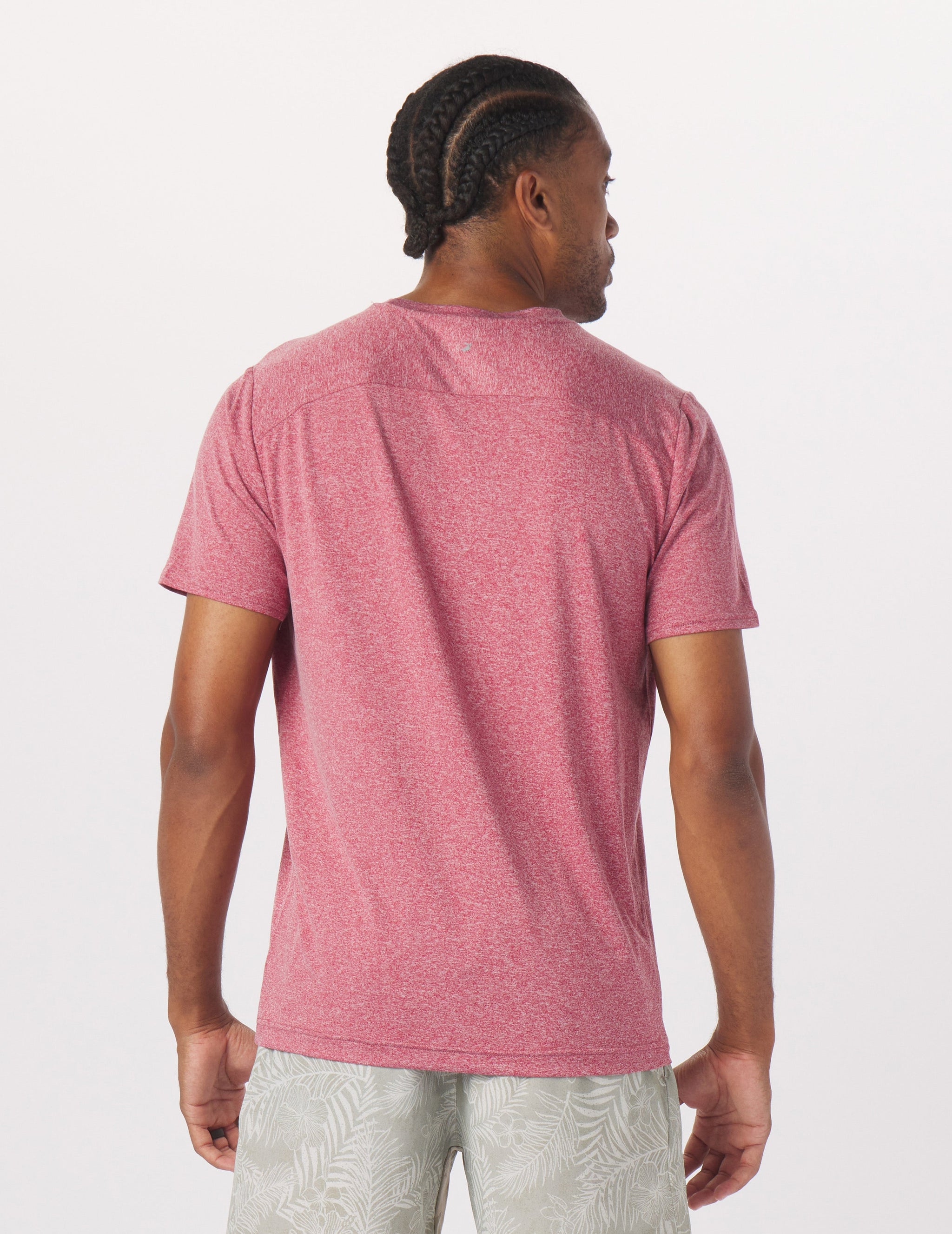 Salton Short Sleeve: Cardinal Heather Salton Short Sleeve: Cardinal Heather
