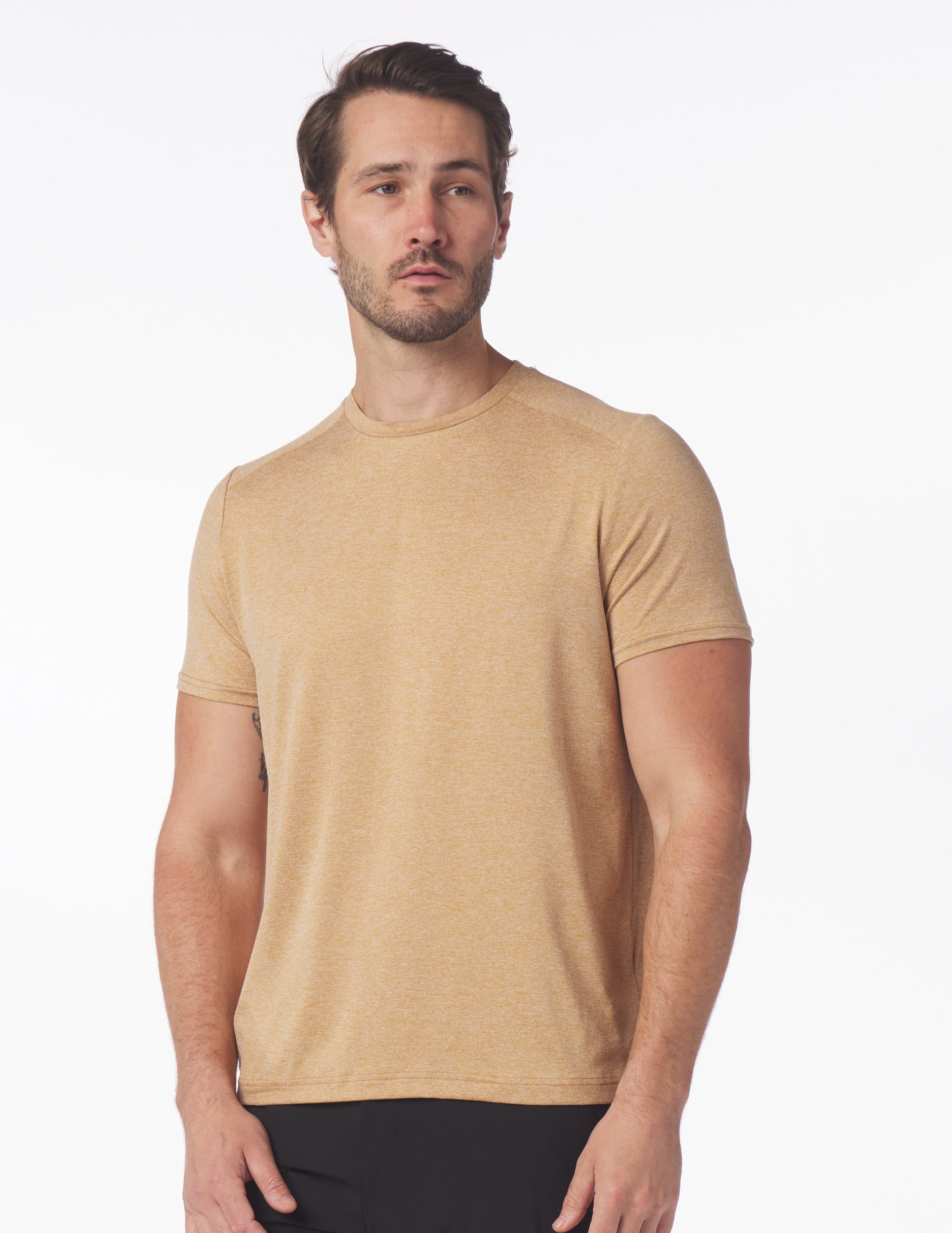 Salton Short Sleeve: Ochre Heather Salton Short Sleeve: Ochre Heather