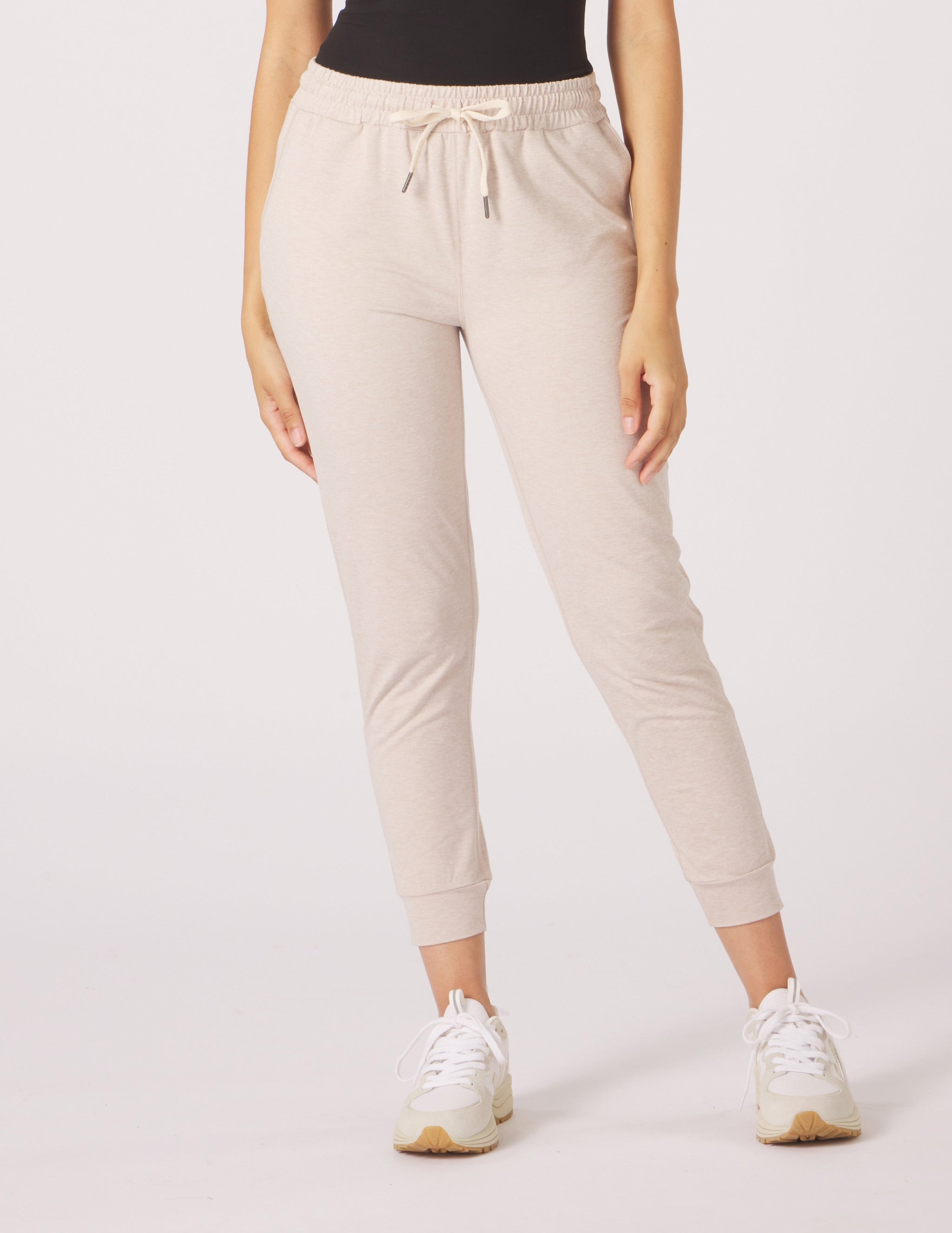 Serene Jogger: Oatmilk Marble Serene Jogger: Oatmilk Marble