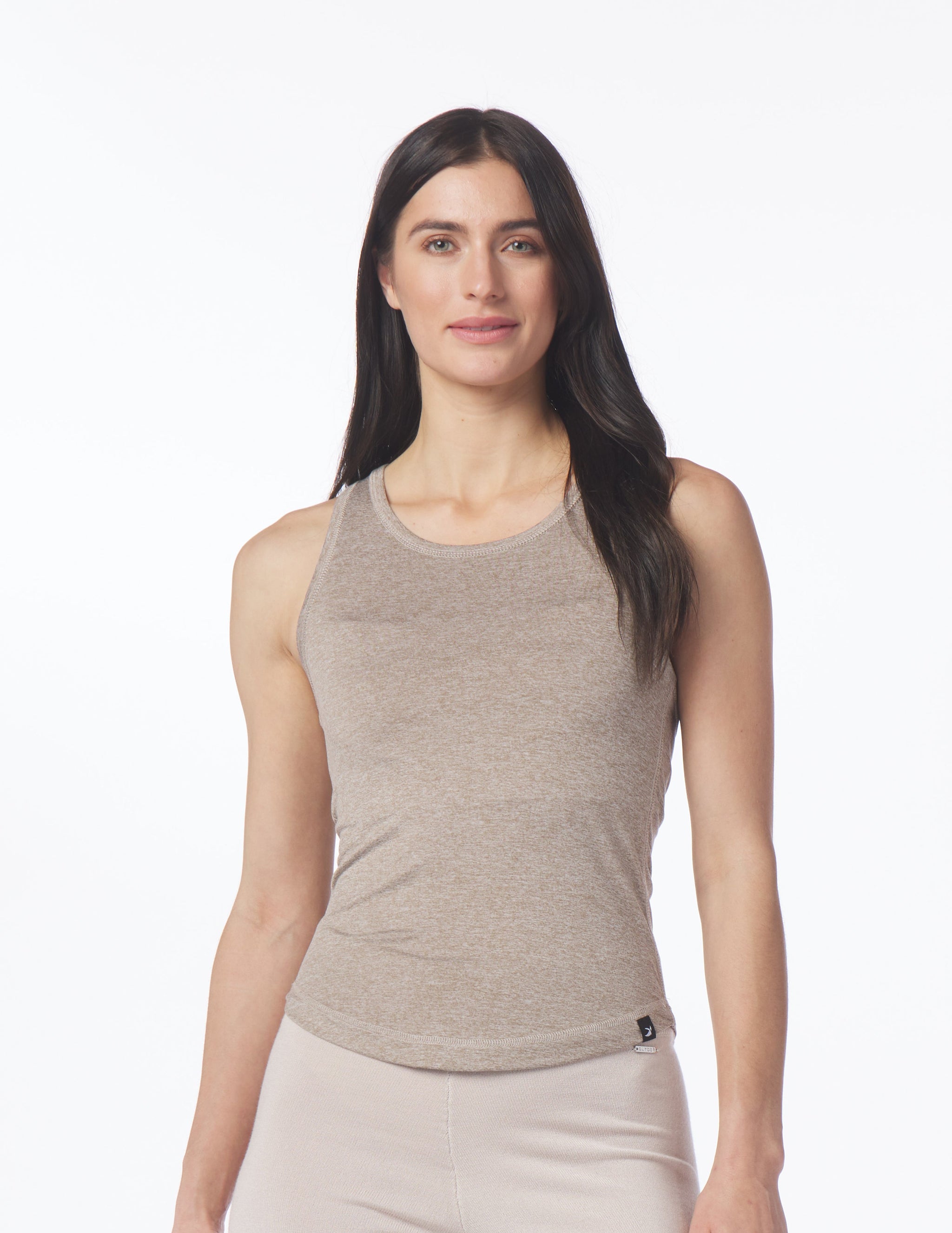 Simplicity Tank: Mocha Heather Simplicity Tank: Mocha Heather