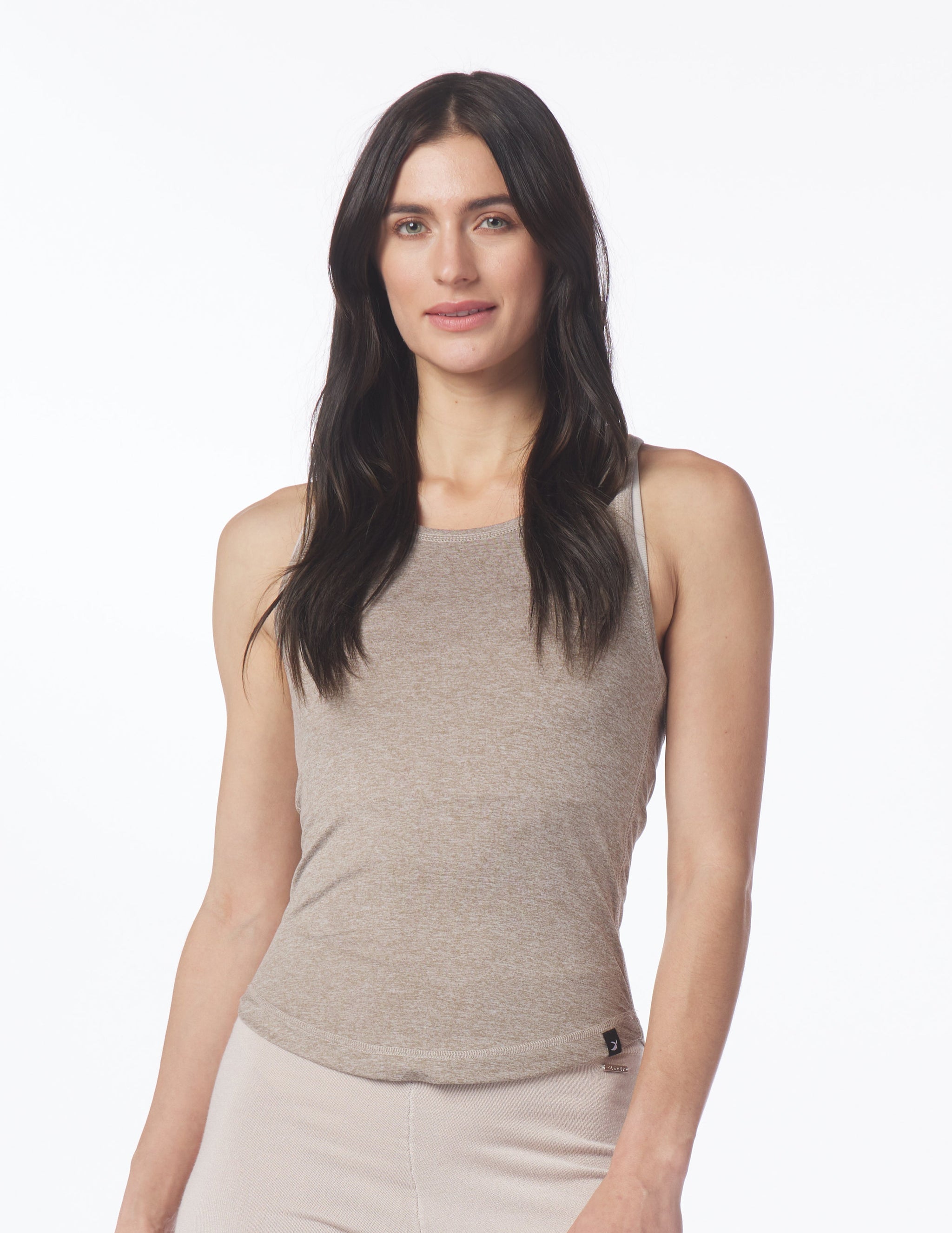 Simplicity Tank: Mocha Heather Simplicity Tank: Mocha Heather