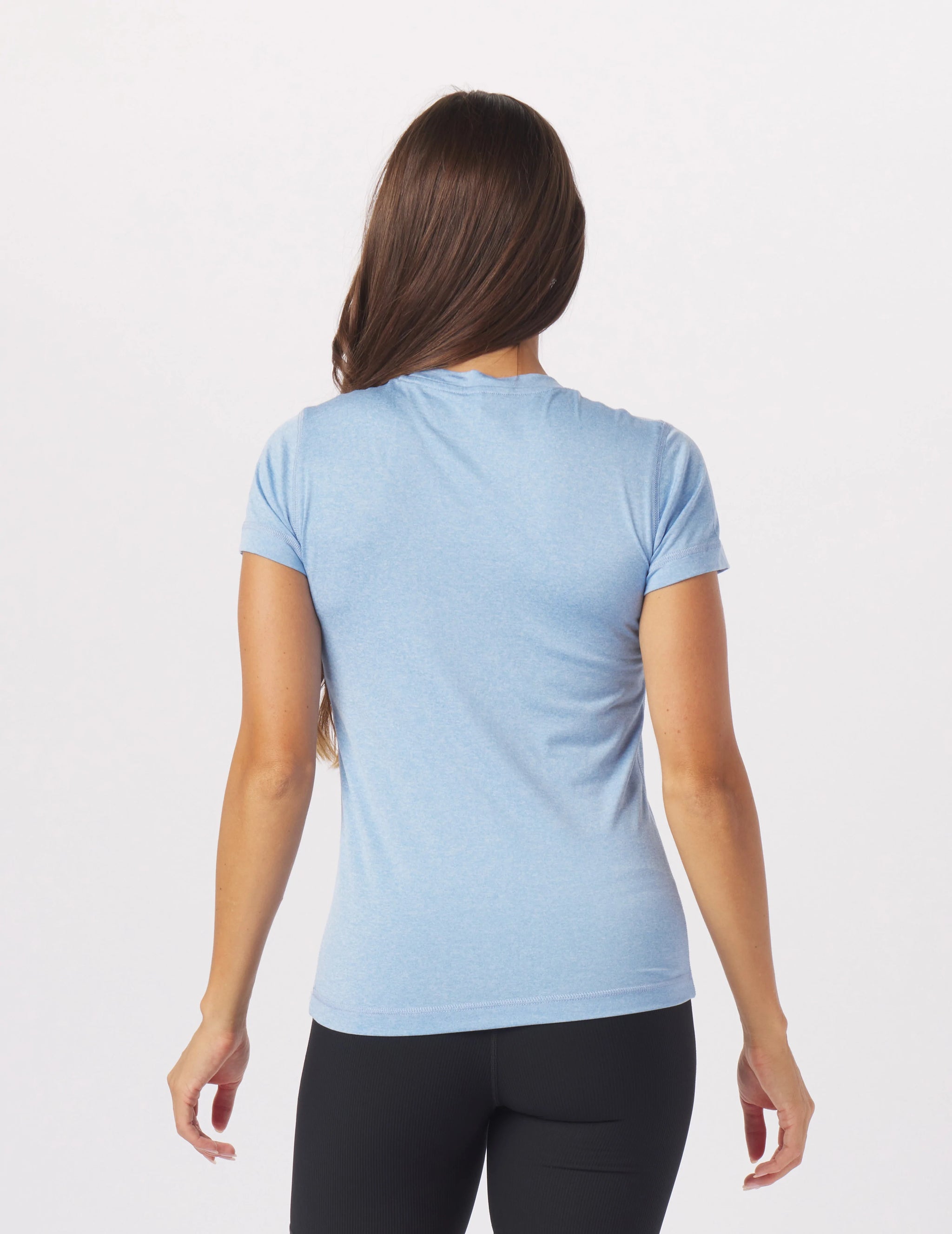 Simplicity Tee: Ice Blue Heather Simplicity Tee: Ice Blue Heather