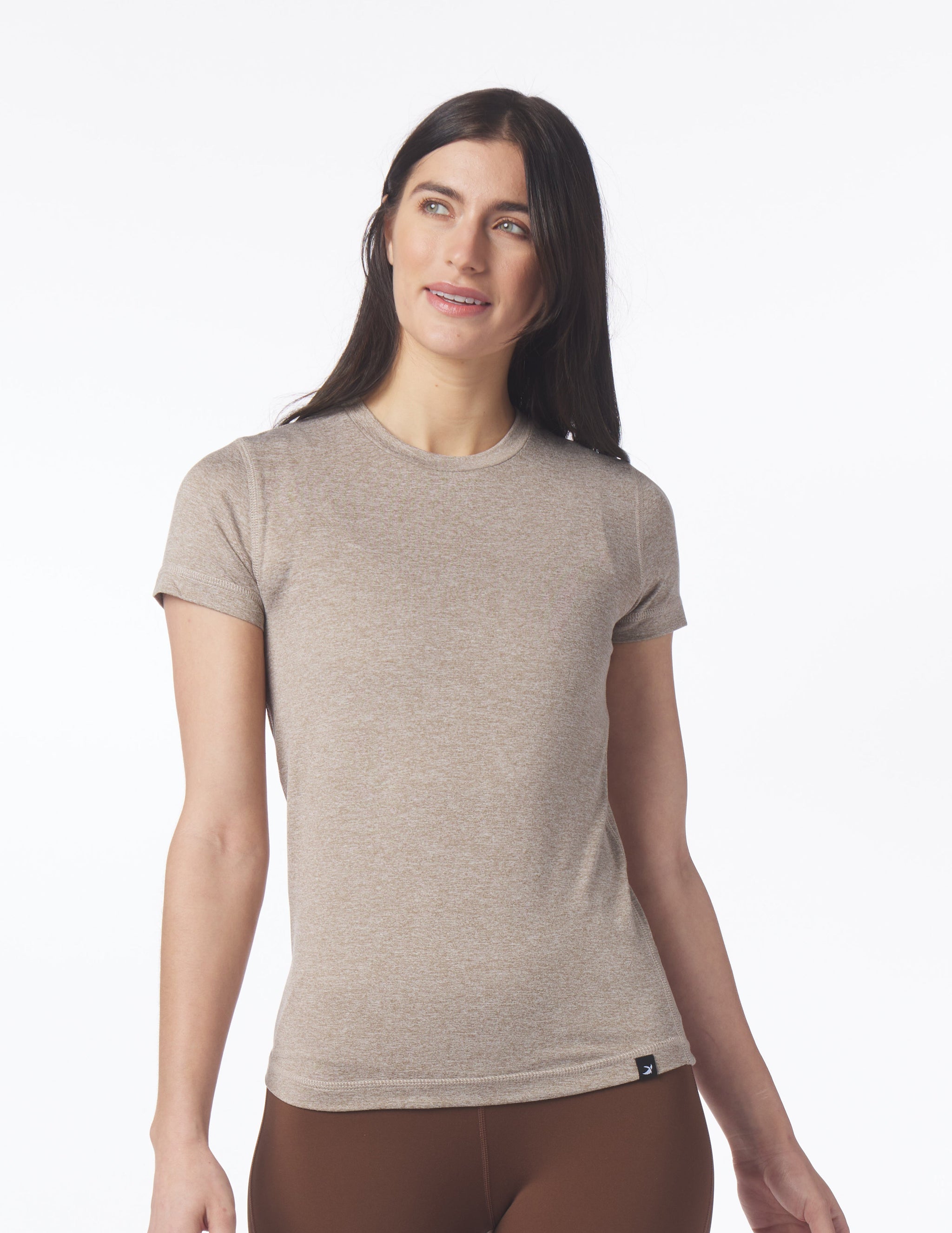 Simplicity Tee: Mocha Heather Simplicity Tee: Mocha Heather