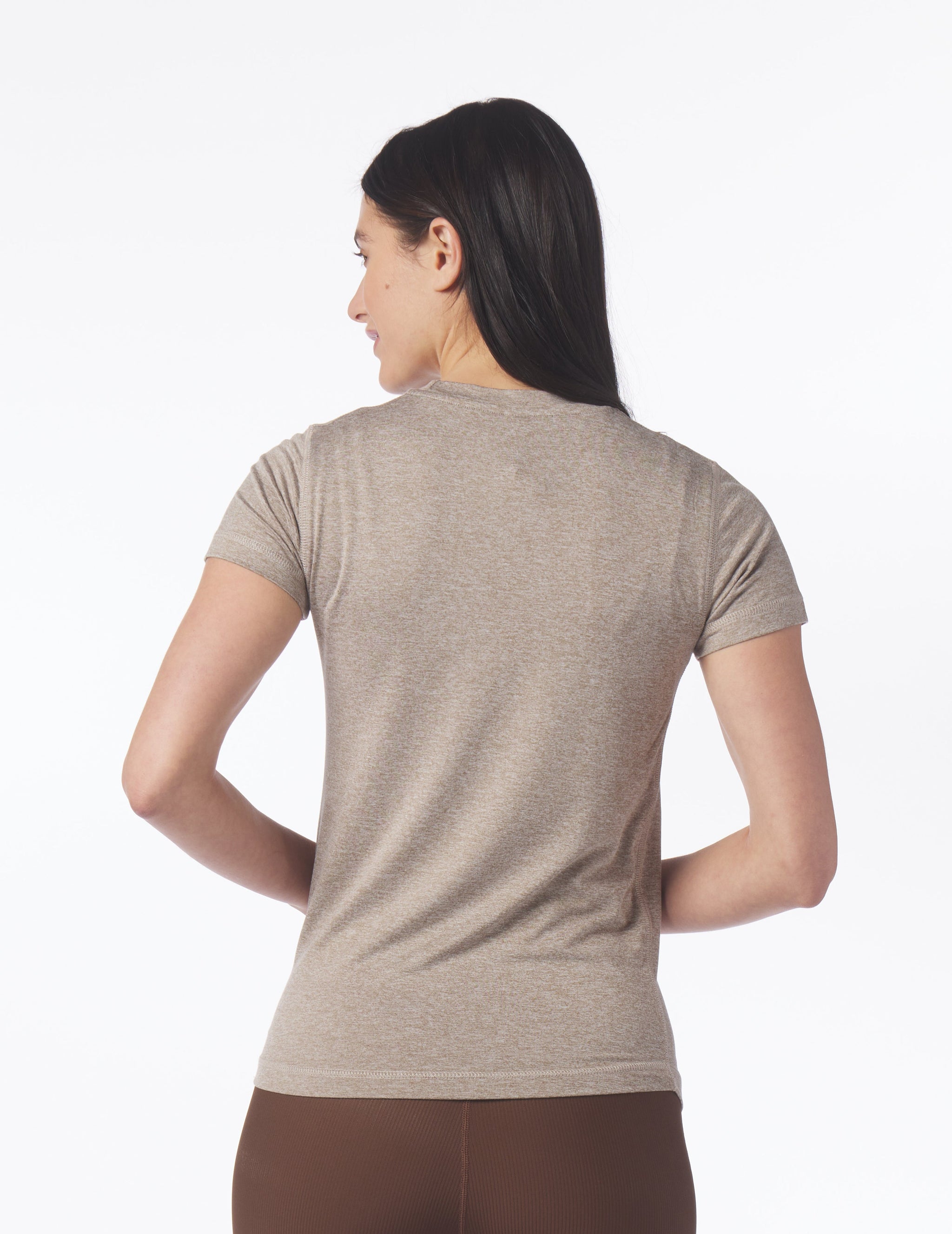Simplicity Tee: Mocha Heather Simplicity Tee: Mocha Heather