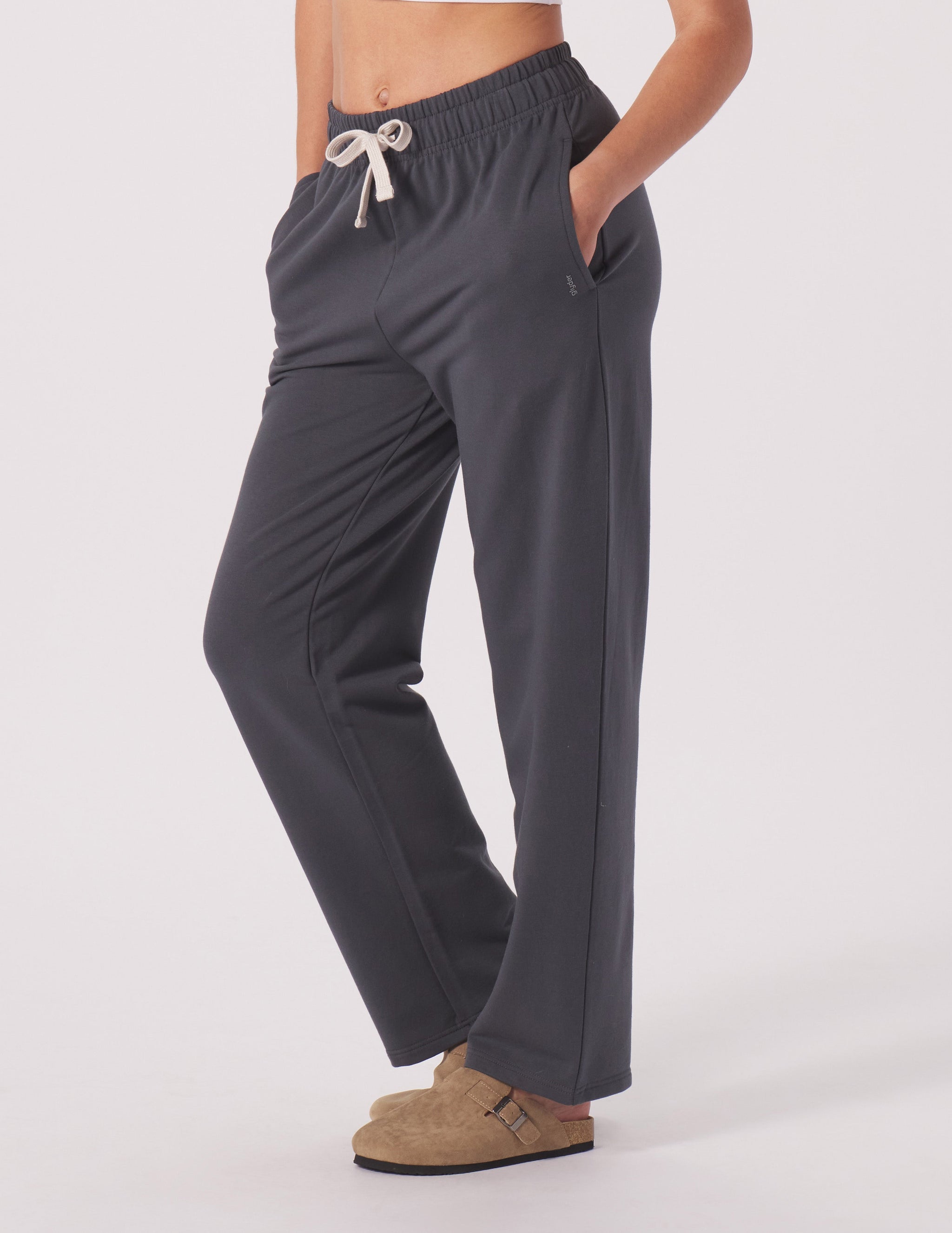 Straight Leg Sweatpant: Carbon Straight Leg Sweatpant: Carbon