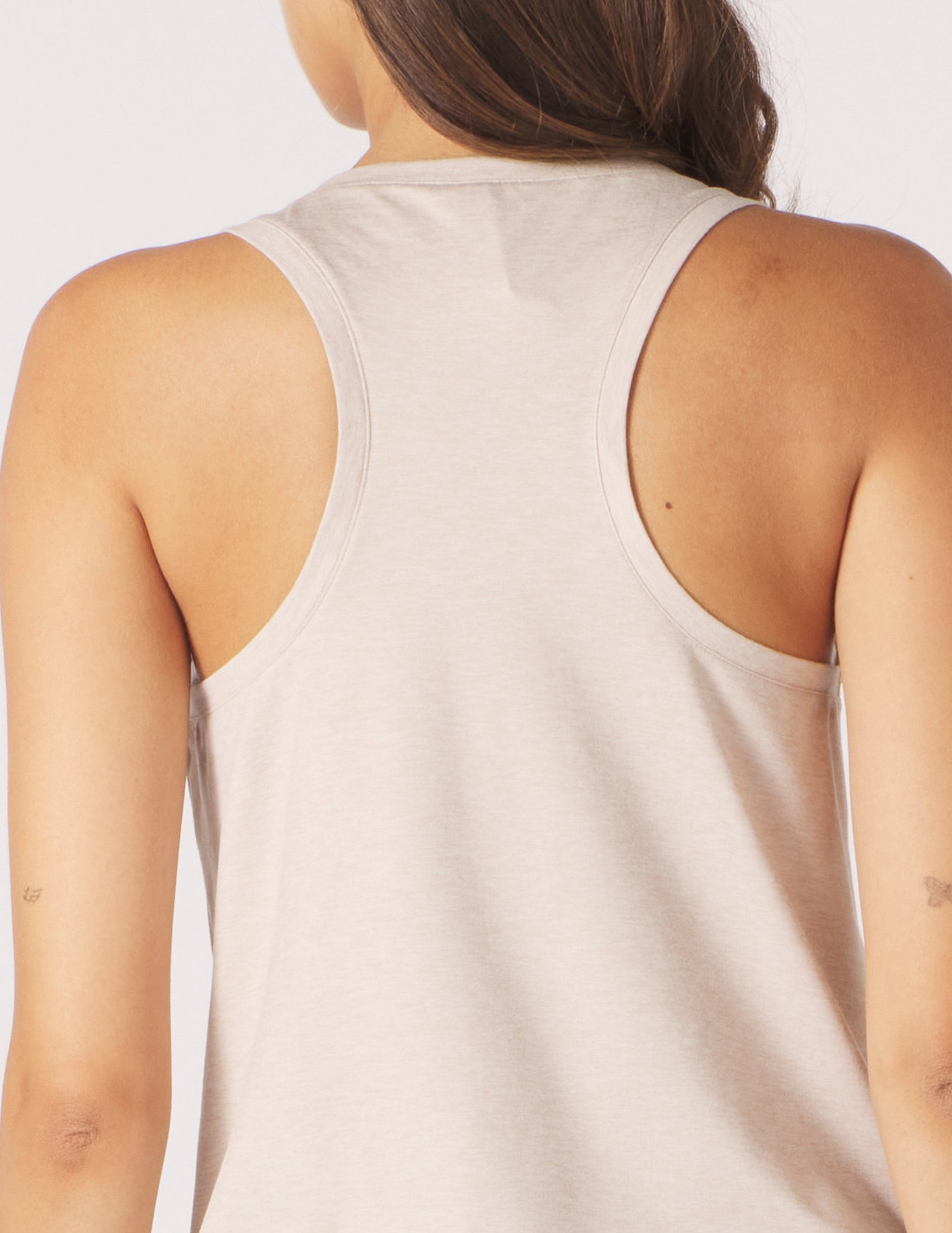 Stride Tank: Oatmilk Marble Stride Tank: Oatmilk Marble
