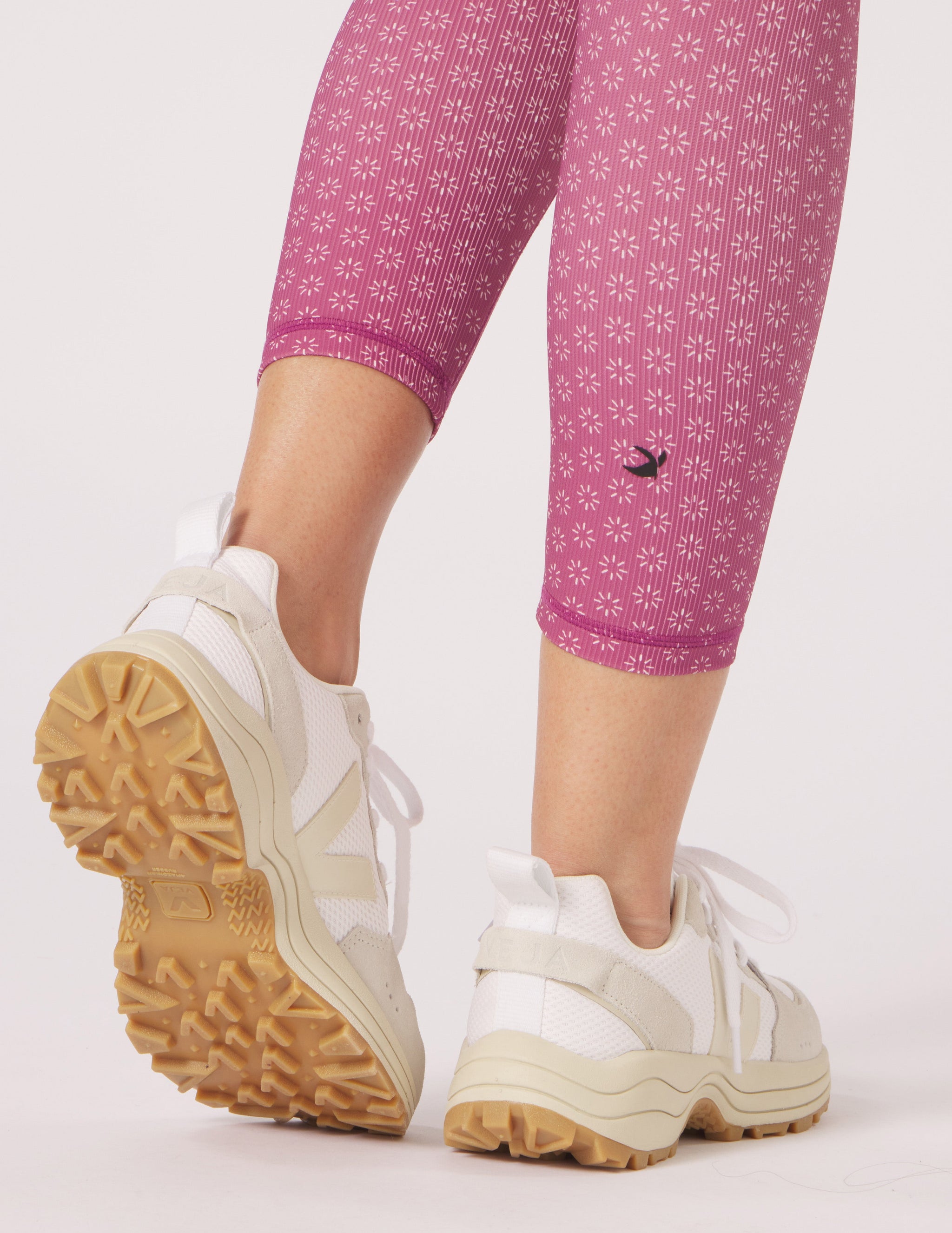 Sultry 7/8 Legging: Rouge/Peony Sunburst Sultry 7/8 Legging: Rouge/Peony Sunburst