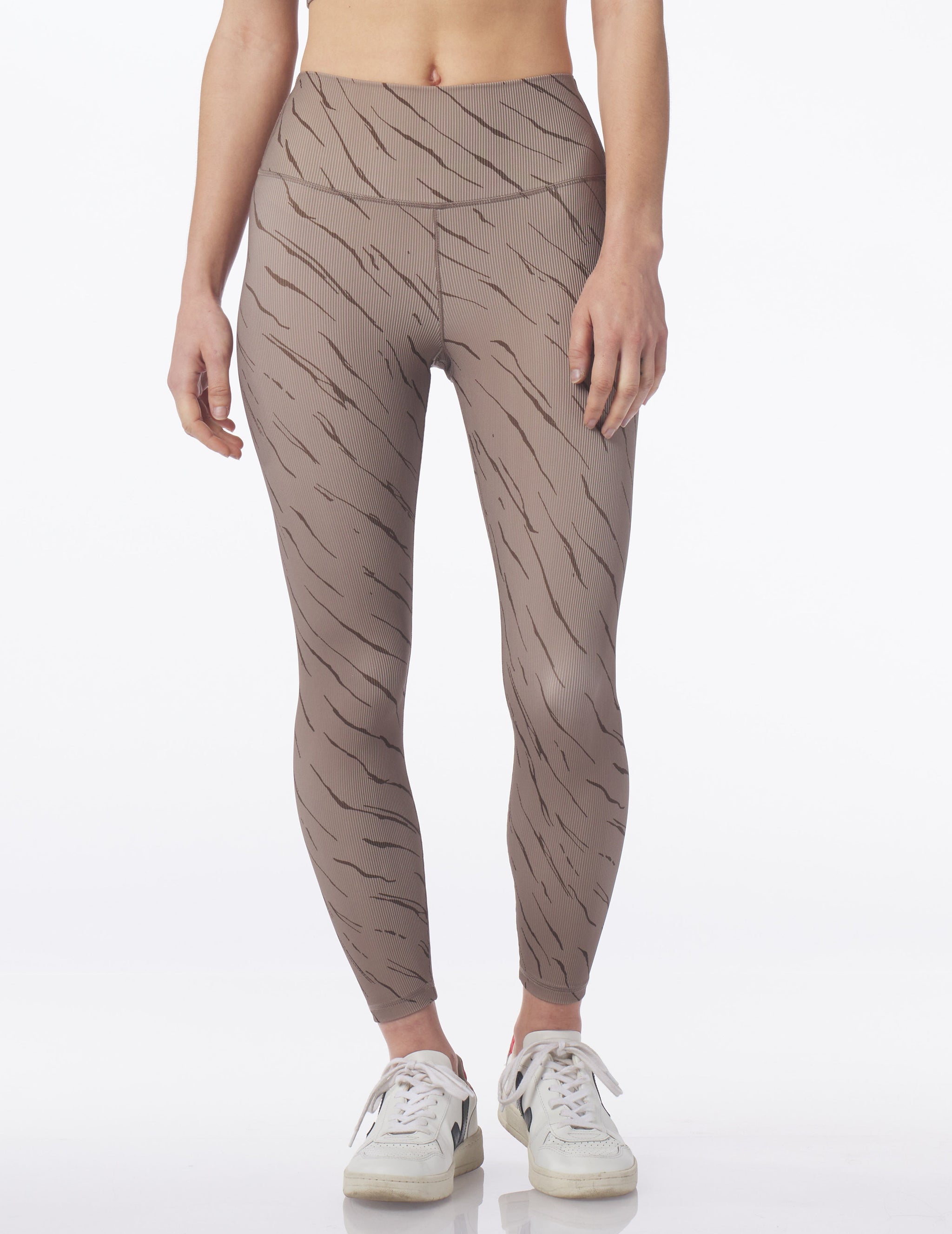 Sultry 7/8 Legging: Mocha/Espresso Streaking Tiger Sultry 7/8 Legging: Mocha/Espresso Streaking Tiger