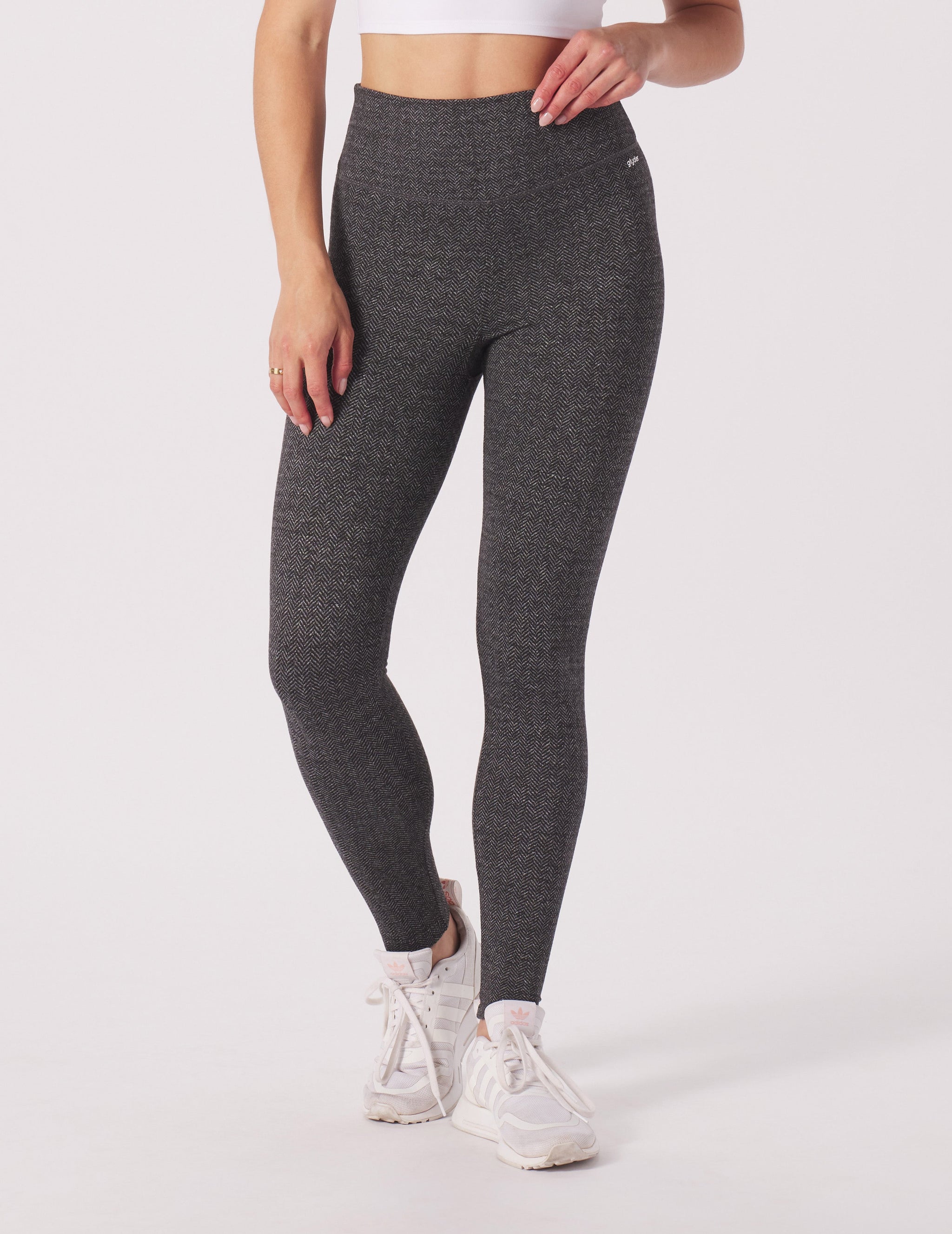 Sultry Legging: Black Herringbone Sultry Legging: Black Herringbone