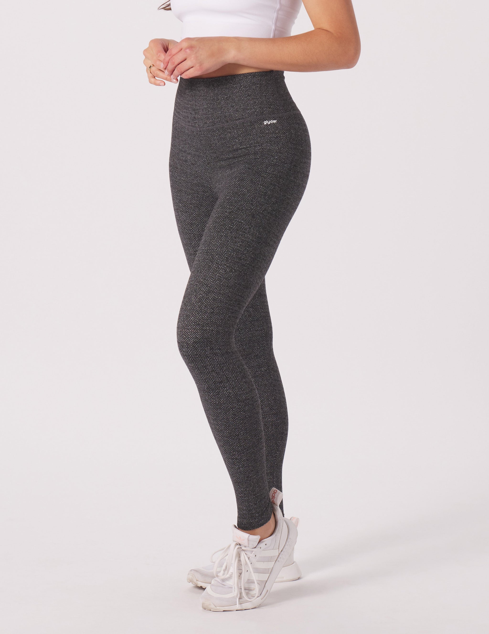 Sultry Legging: Black Herringbone Sultry Legging: Black Herringbone