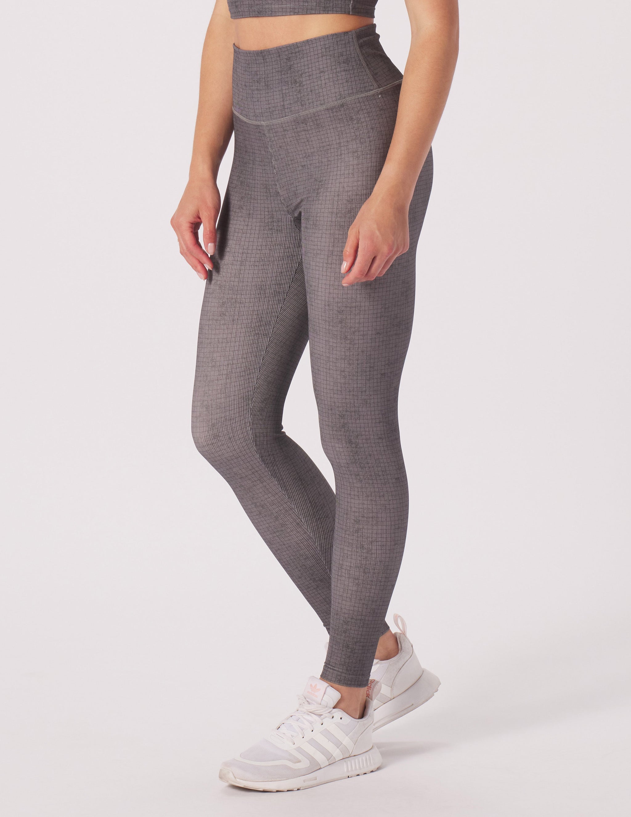 Sultry Legging: Carbon Window Pane Sultry Legging: Carbon Window Pane