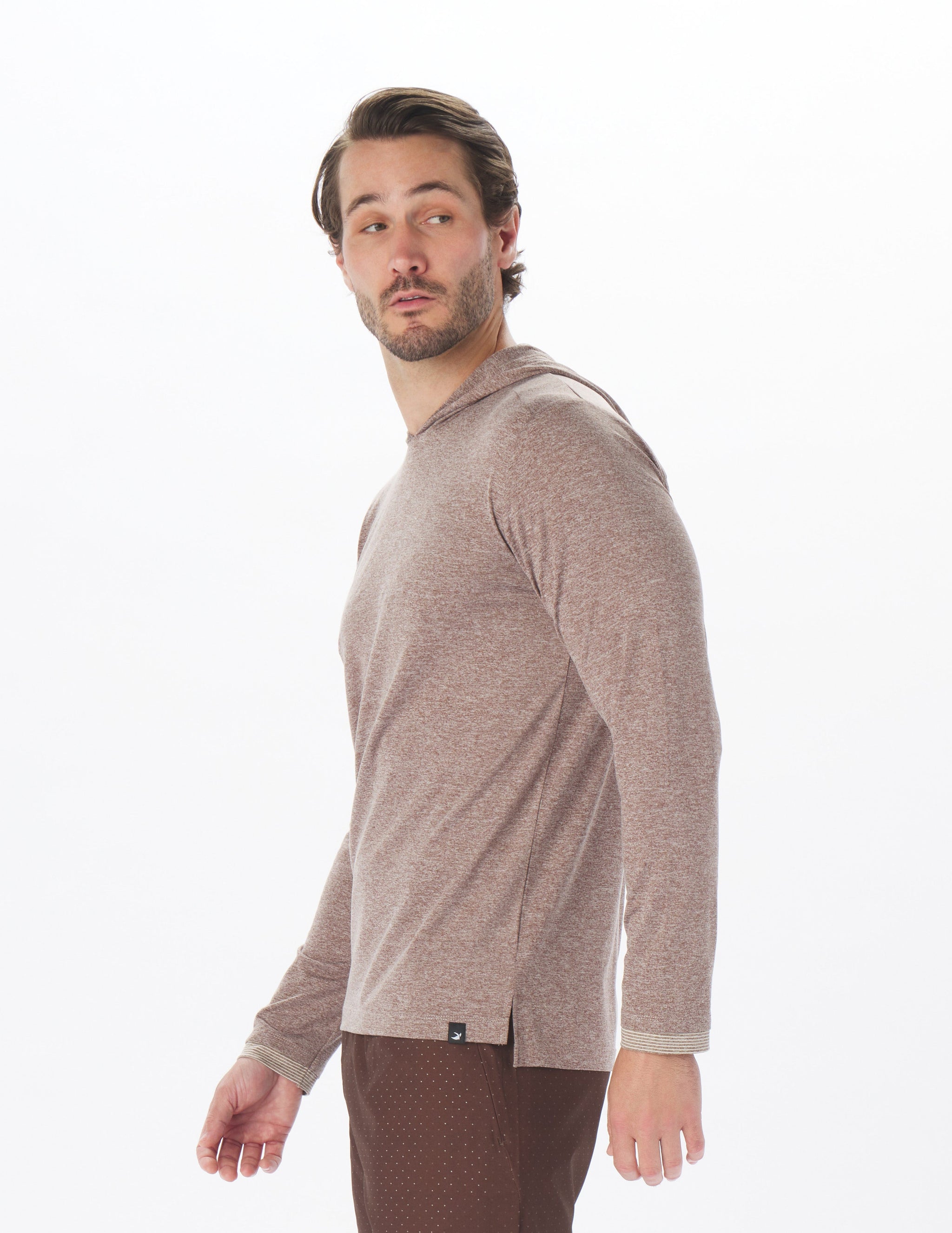 Taclite Hoodie: Espresso Heather Taclite Hoodie: Espresso Heather