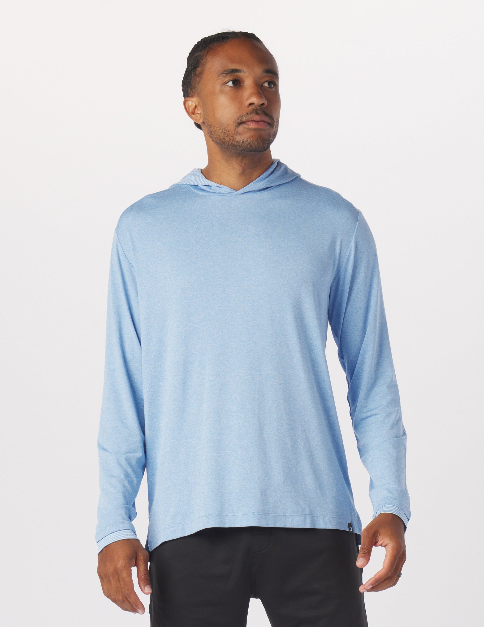 Taclite Hoodie: Ice Blue Heather Taclite Hoodie: Ice Blue Heather
