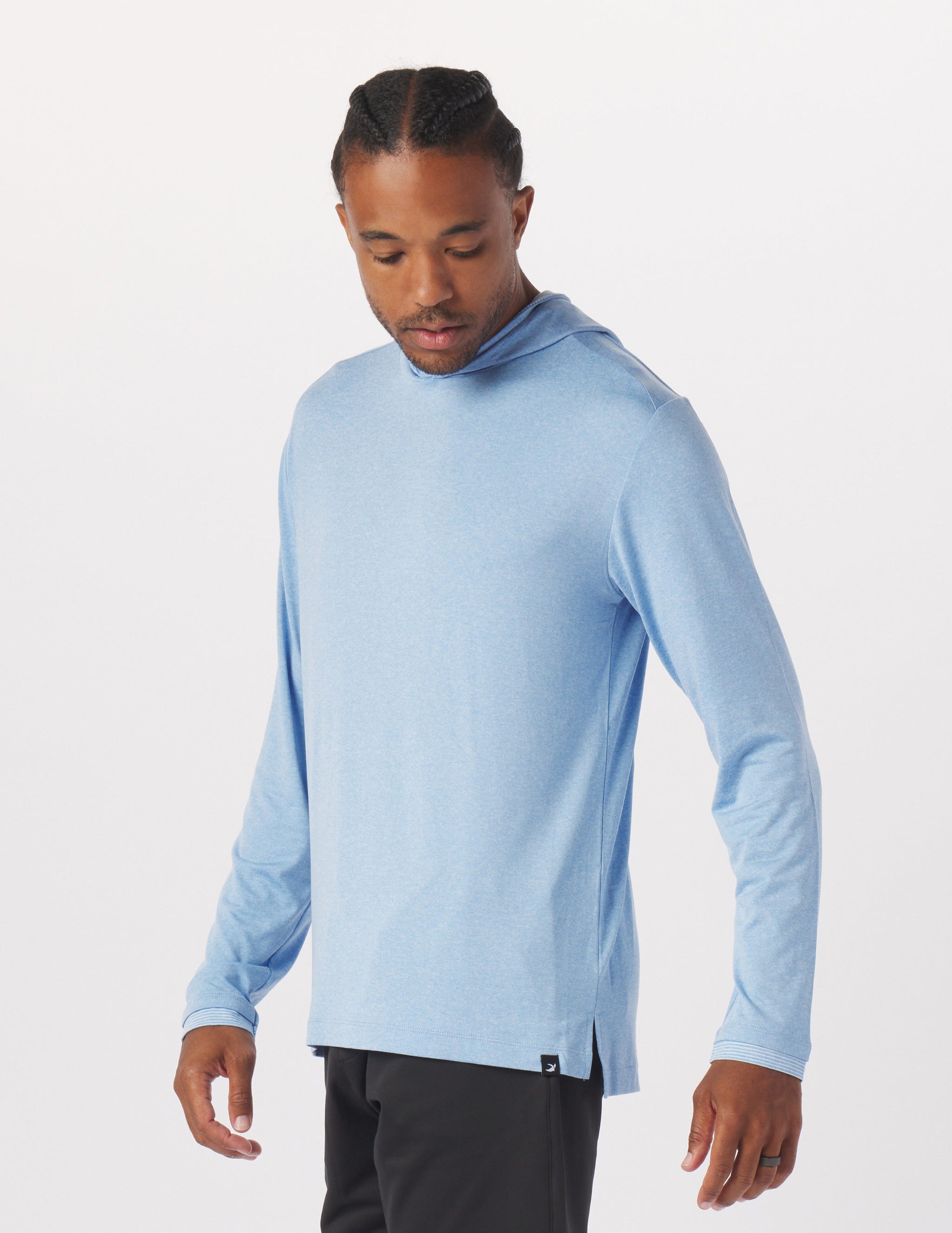 Taclite Hoodie: Ice Blue Heather Taclite Hoodie: Ice Blue Heather