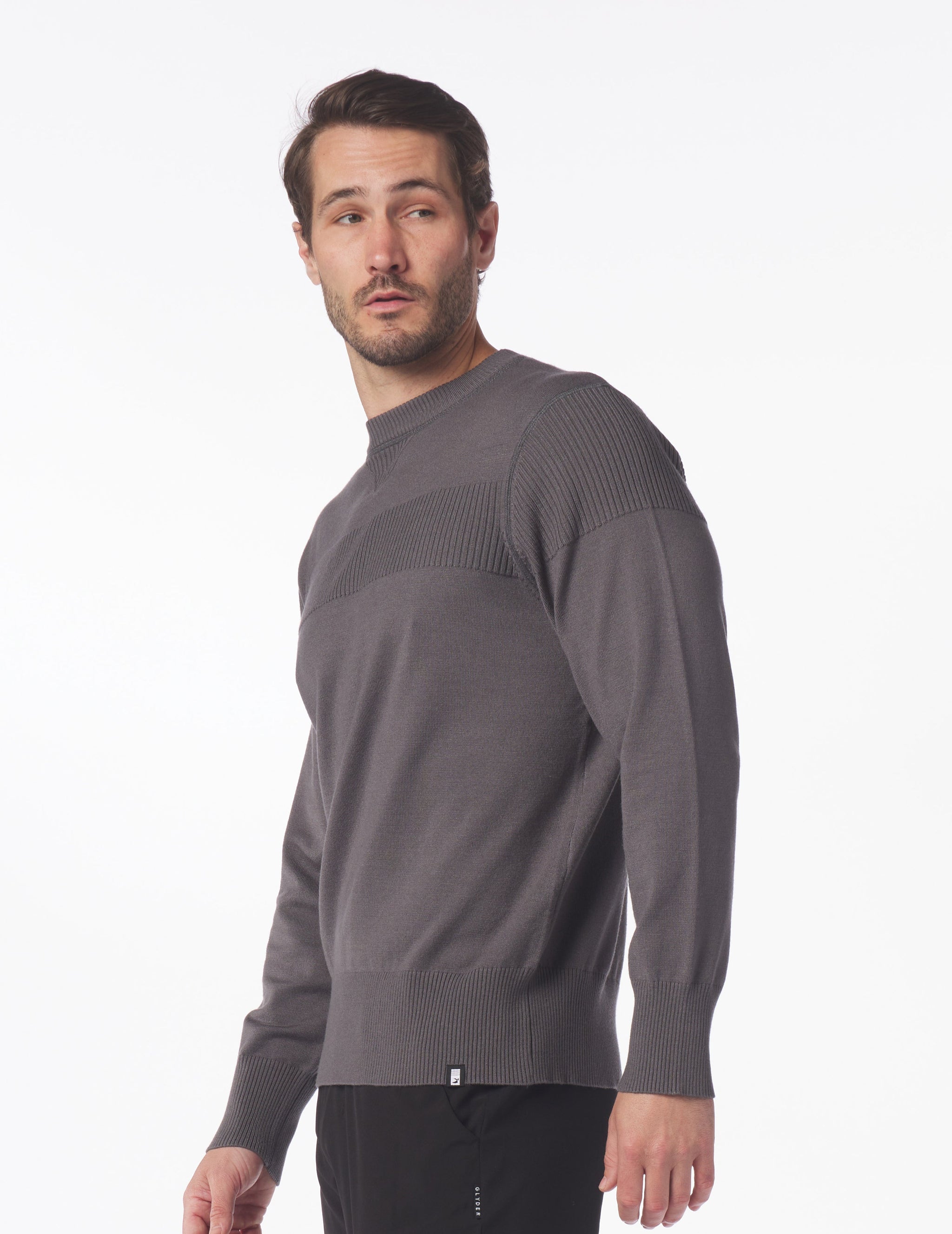 Tactical Crewneck Sweater: Smoke Grey Tactical Crewneck Sweater: Smoke Grey