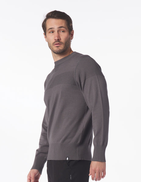 トップス VICK SWEAT CREW 100 Gray Cropped Sweatshirt In Grey Marl – Victoria Beckham Inc