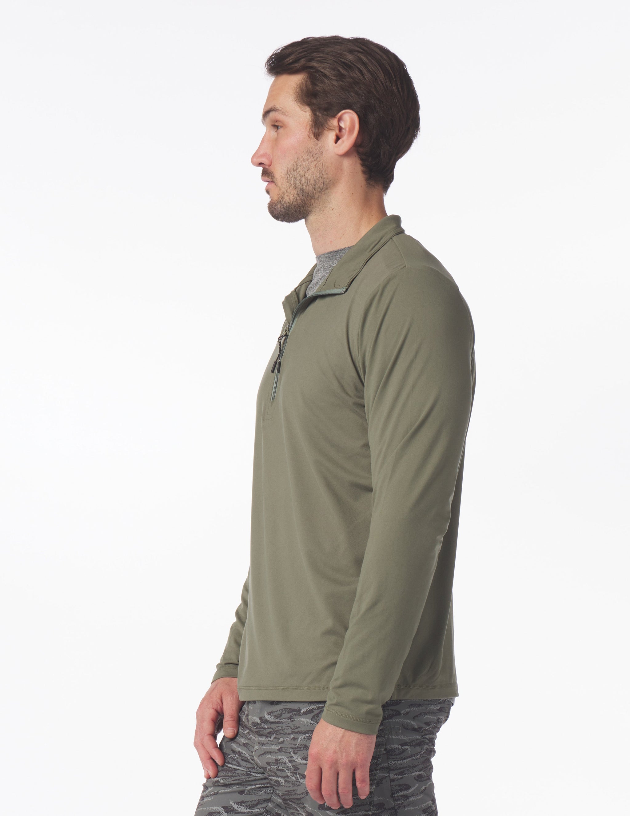 Tahoe 1/4 Zip: Moss Tahoe 1/4 Zip: Moss