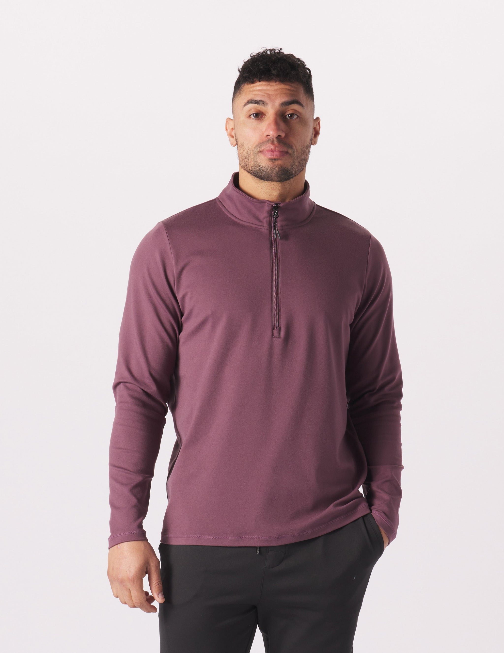 Tahoe 1/4 Zip: Berry Wine Tahoe 1/4 Zip: Berry Wine