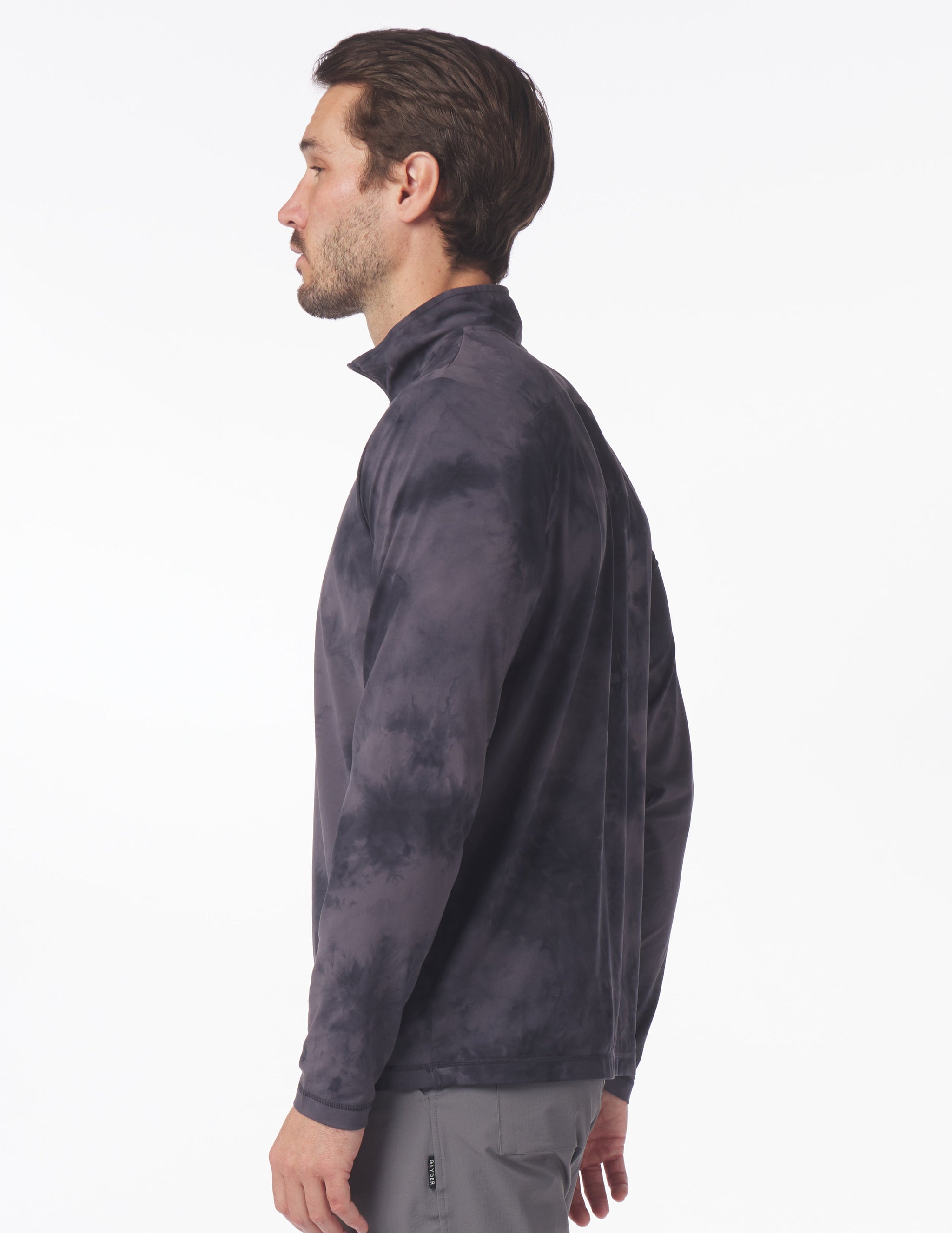 Tahoe 1/4 Zip: Black Stone Dye Tahoe 1/4 Zip: Black Stone Dye