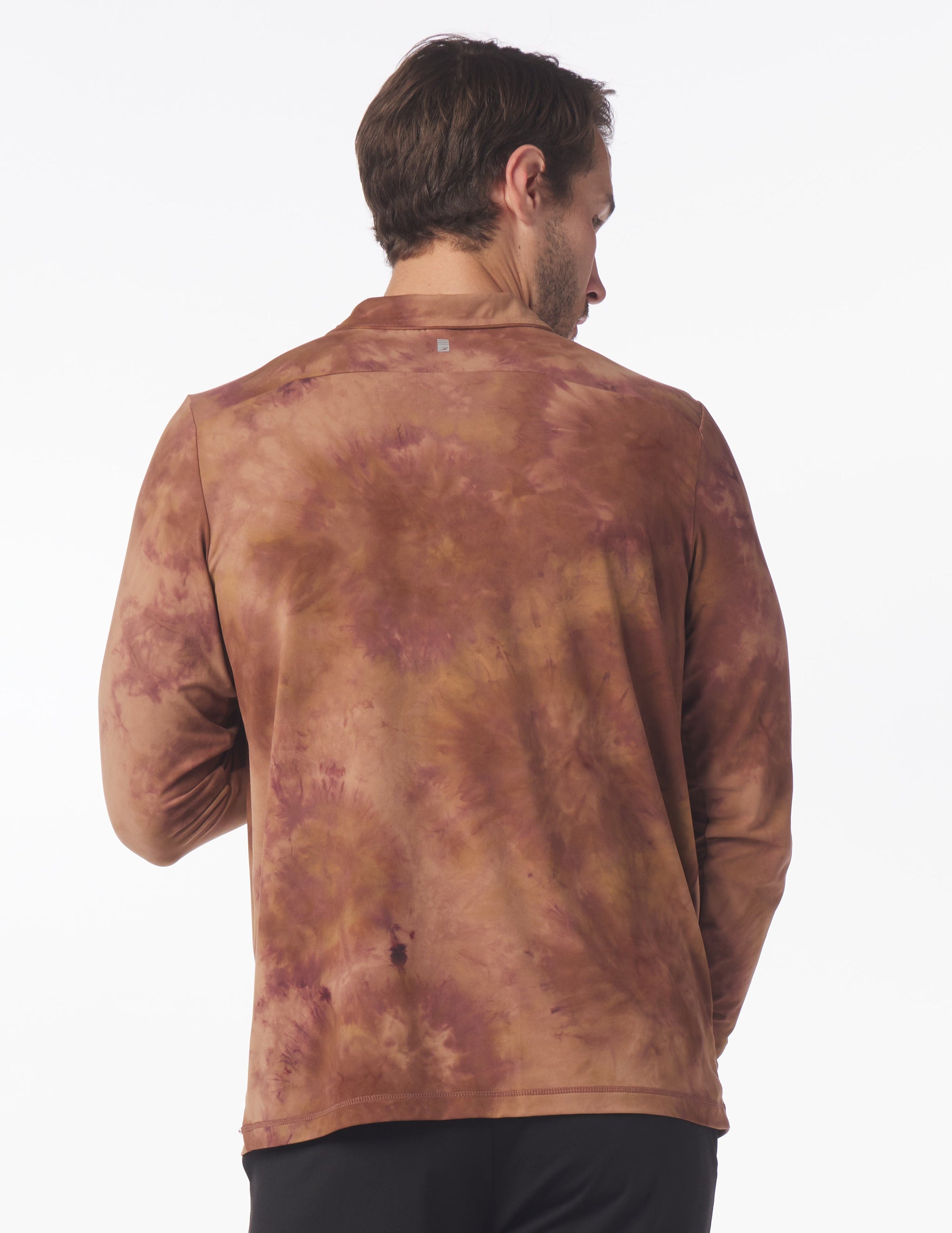 Tahoe 1/4 Zip: Mocha Stone Dye Tahoe 1/4 Zip: Mocha Stone Dye