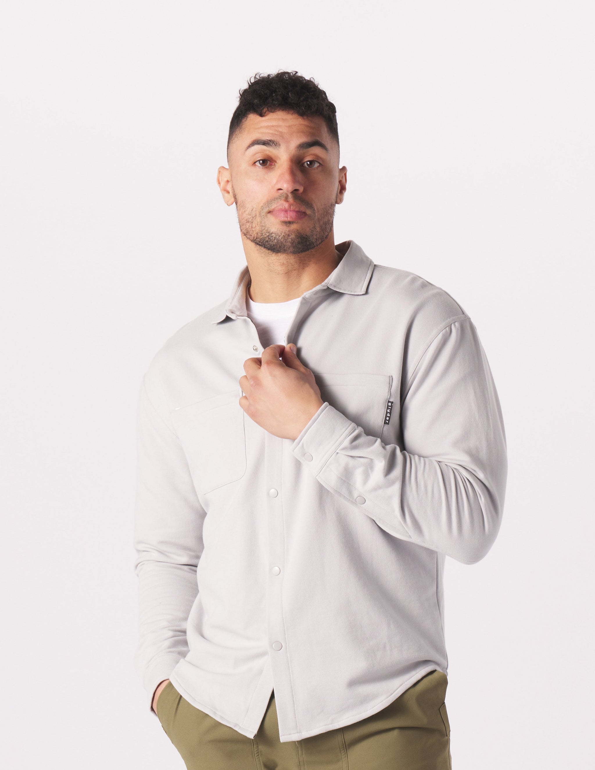 Trek Shirt: Ash Grey Trek Shirt: Ash Grey