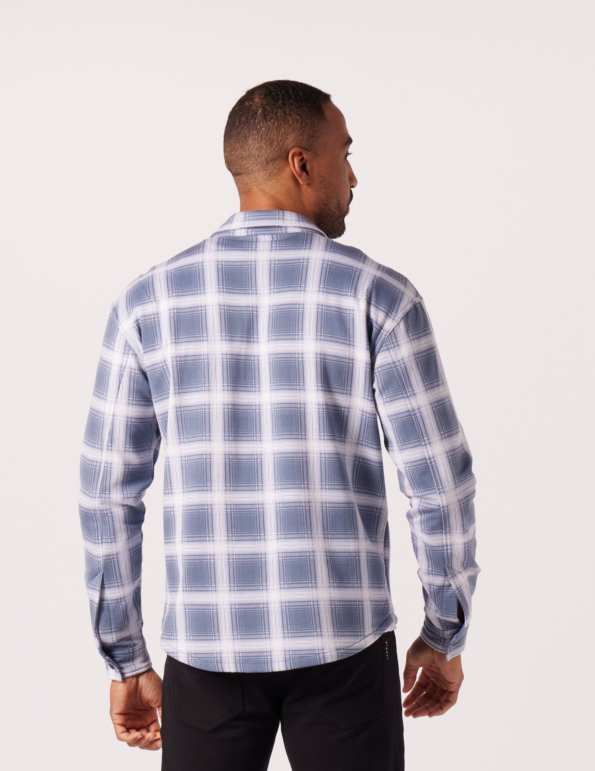 Trek Shirt: Washed Blue Plaid Trek Shirt: Washed Blue Plaid