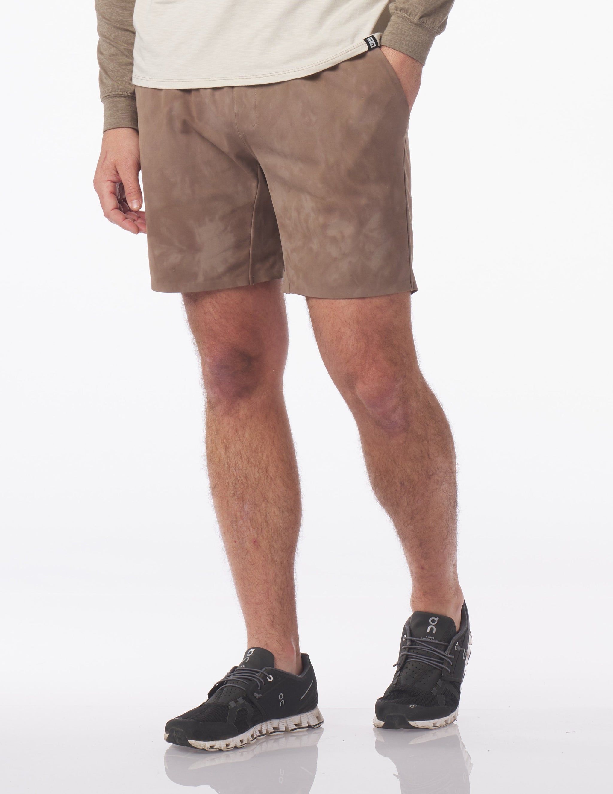 Turf Short: Mocha Stone Dye Turf Short: Mocha Stone Dye