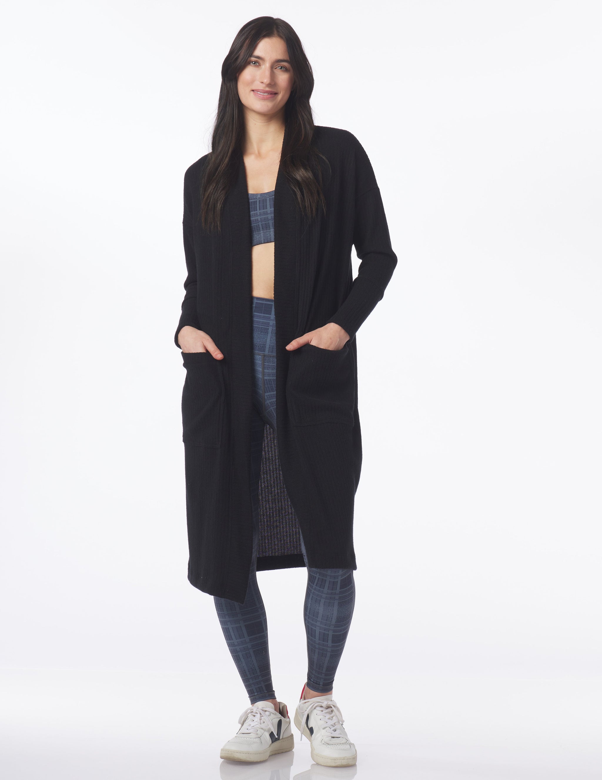 Winter Warm Cardigan: Black Winter Warm Cardigan: Black