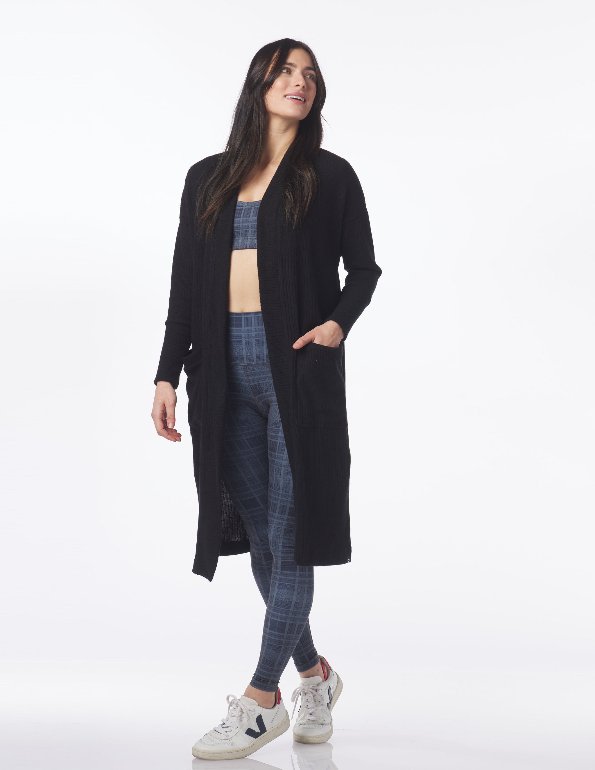 Winter Warm Cardigan: Black Winter Warm Cardigan: Black