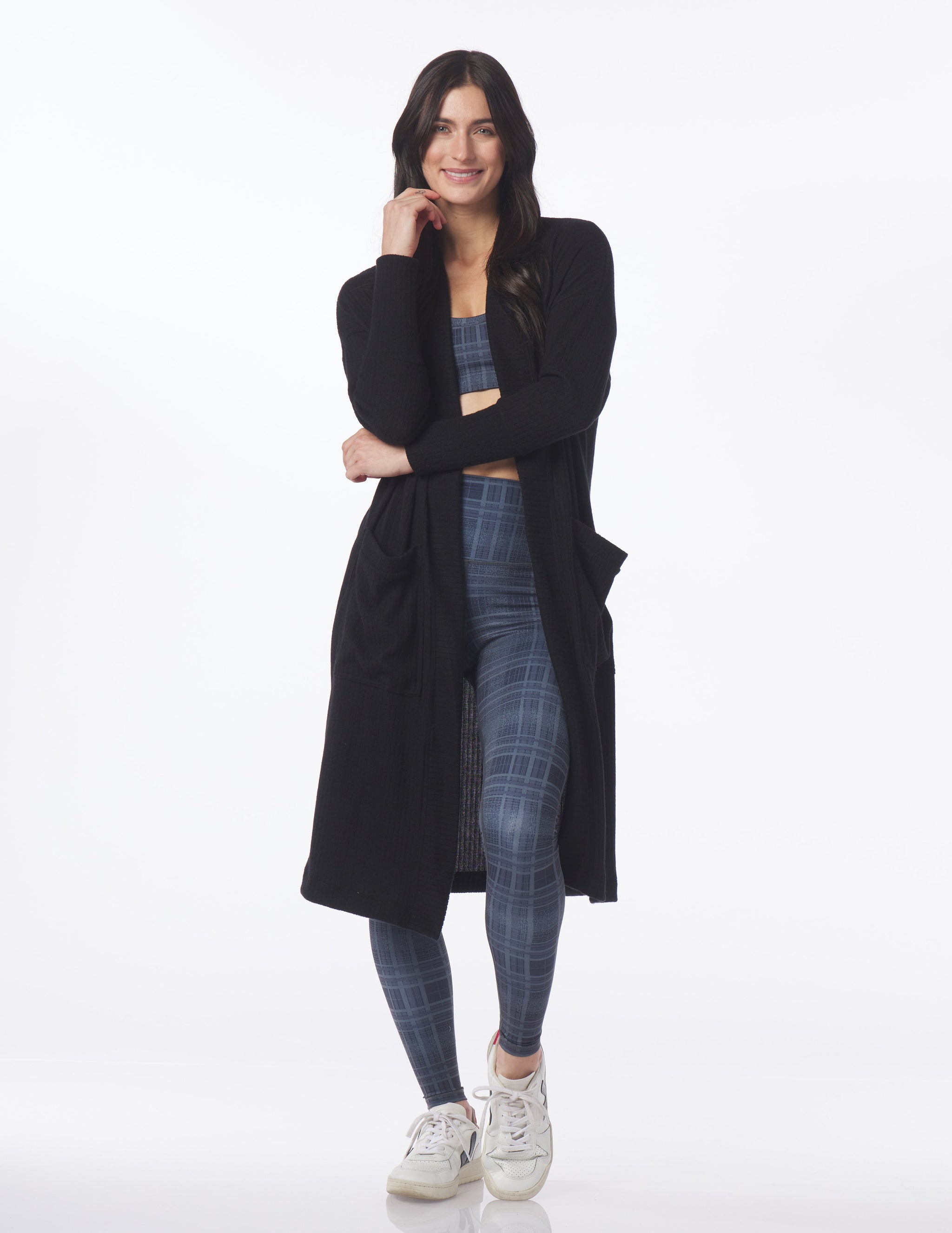 Winter Warm Cardigan: Black Winter Warm Cardigan: Black