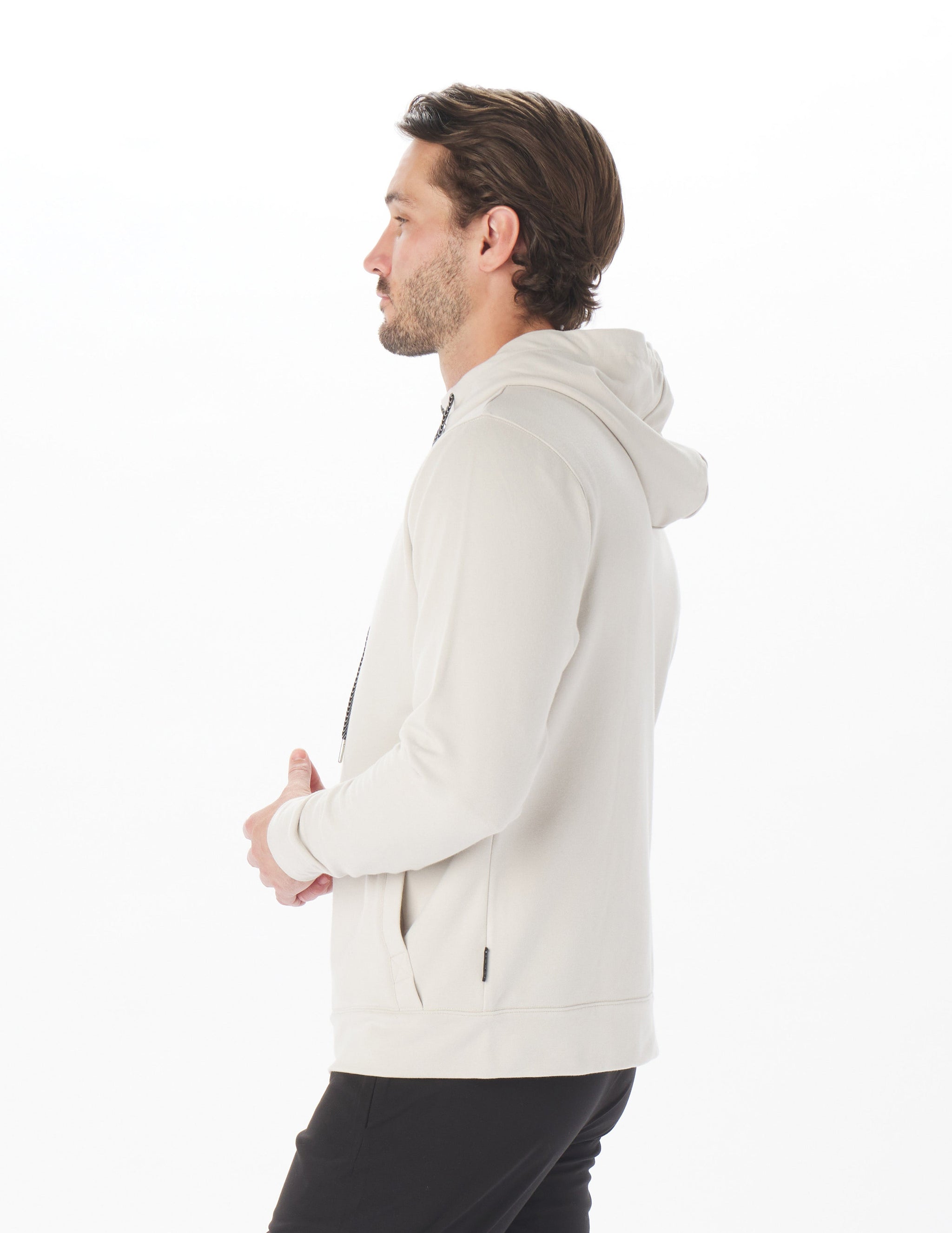 Woodland Scuba Full Zip: Ash Grey Woodland Scuba Full Zip: Ash Grey