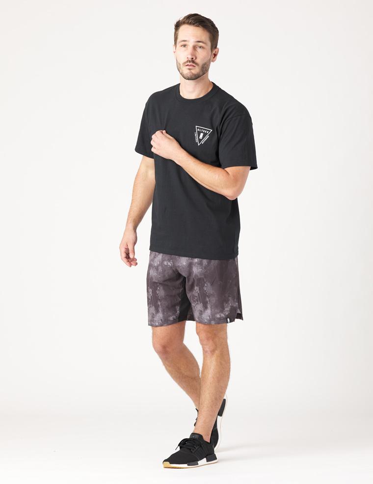 Acadia Short: Black Cloud Drip Print Acadia Short: Black Cloud Drip Print