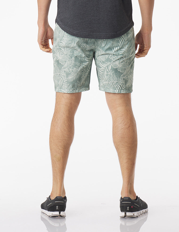 Acadia Short: Sage Tropic Print Acadia Short: Sage Tropic Print