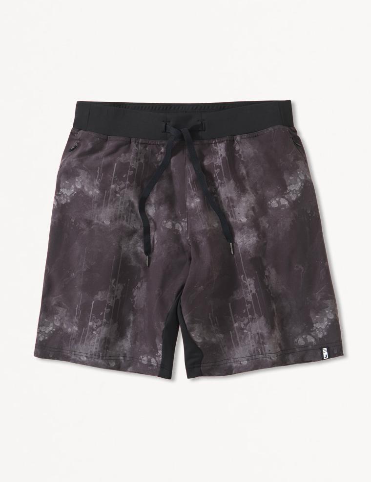 Acadia Short: Black Cloud Drip Print Acadia Short: Black Cloud Drip Print