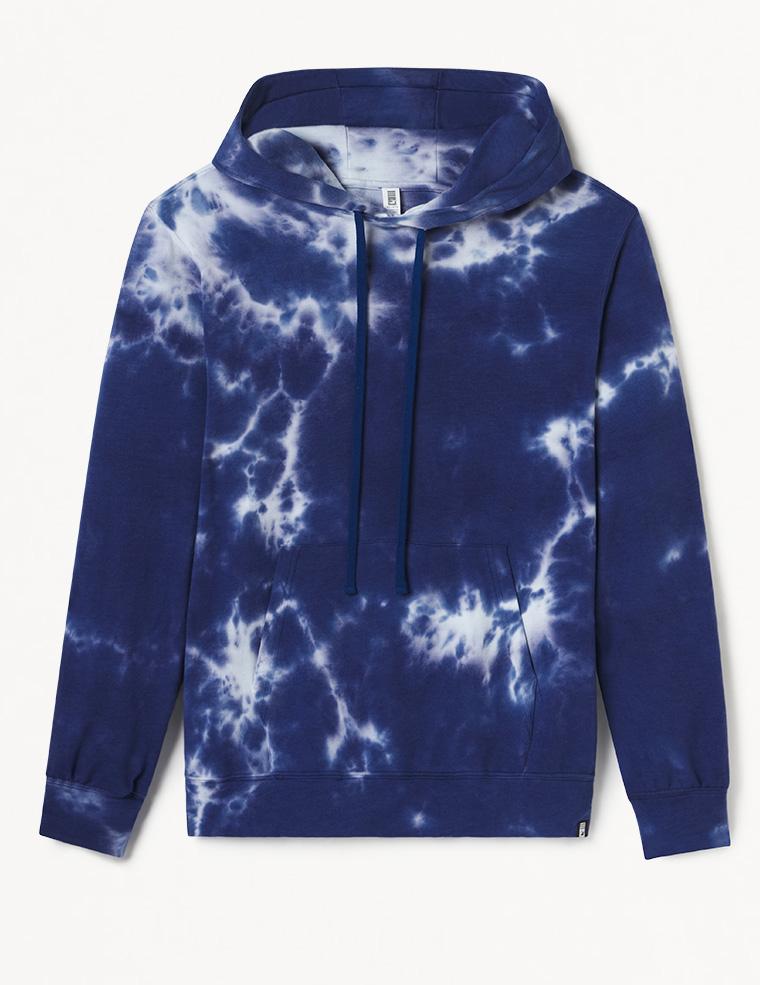 Atlas Hoodie: Indigo Blur Dye Atlas Hoodie: Indigo Blur Dye