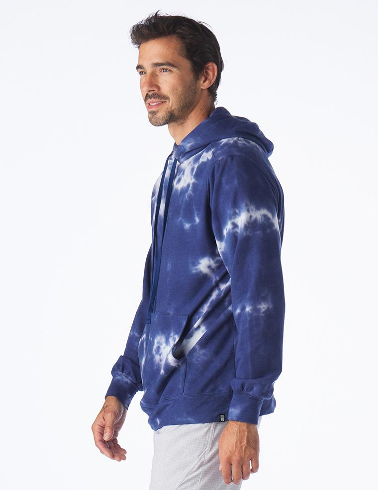 Atlas Hoodie: Indigo Blur Dye Atlas Hoodie: Indigo Blur Dye