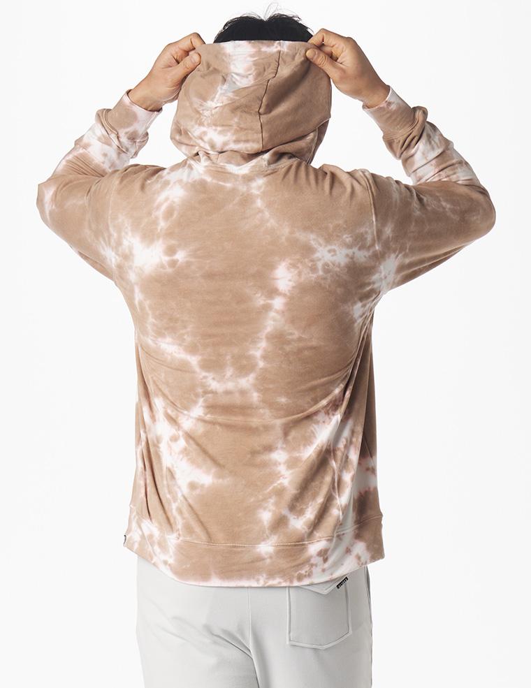 Atlas Hoodie: Sand Stone Blur Dye Atlas Hoodie: Sand Stone Blur Dye