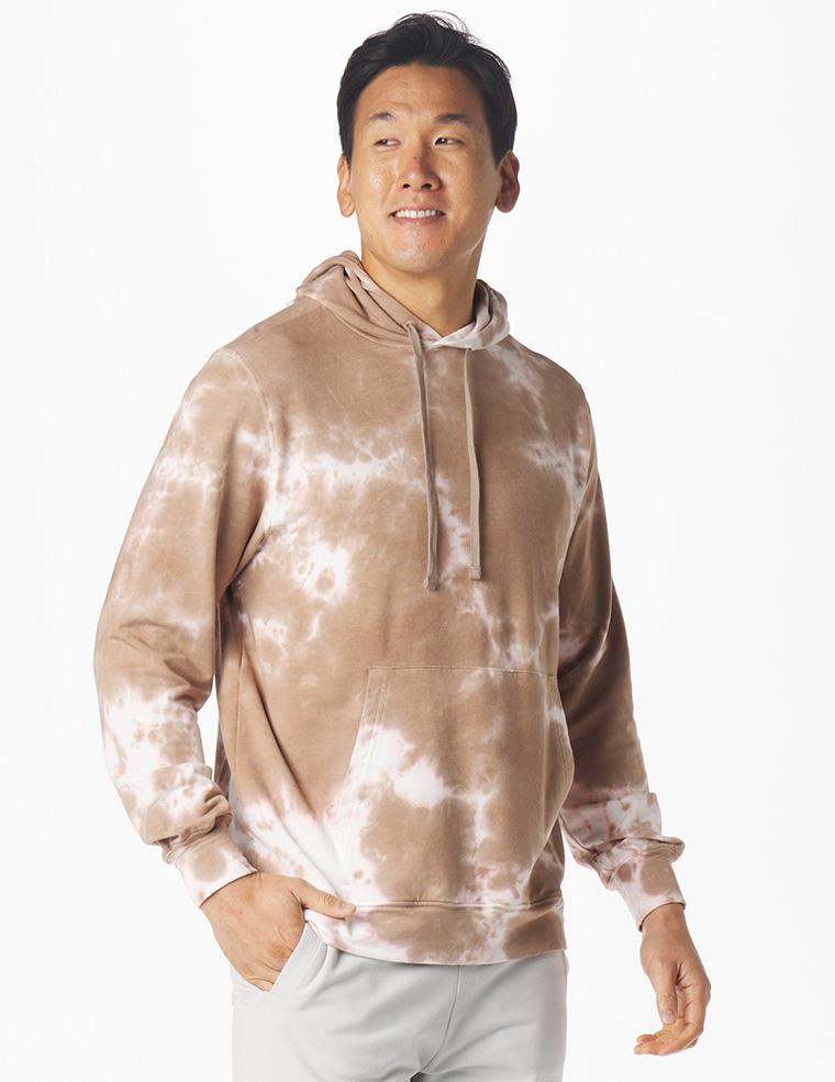 Atlas Hoodie: Sand Stone Blur Dye Atlas Hoodie: Sand Stone Blur Dye