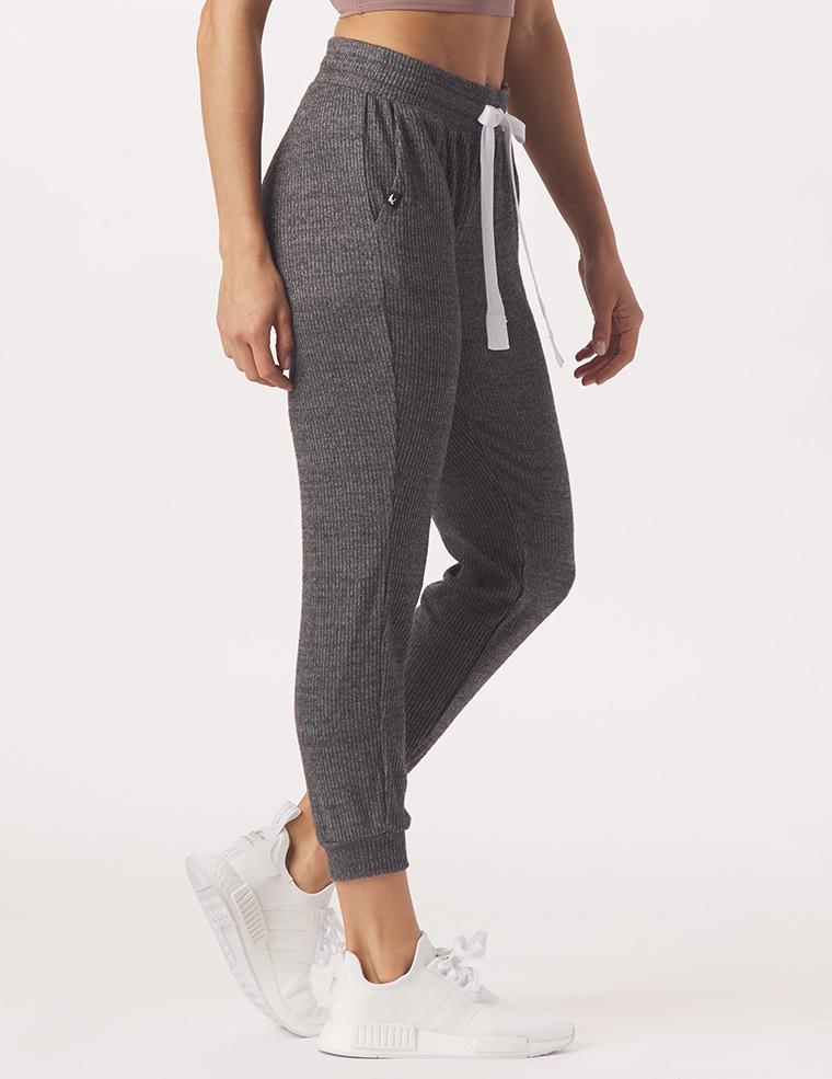 Comfort 7/8 Jogger: Charcoal Heather Comfort 7/8 Jogger: Charcoal Heather