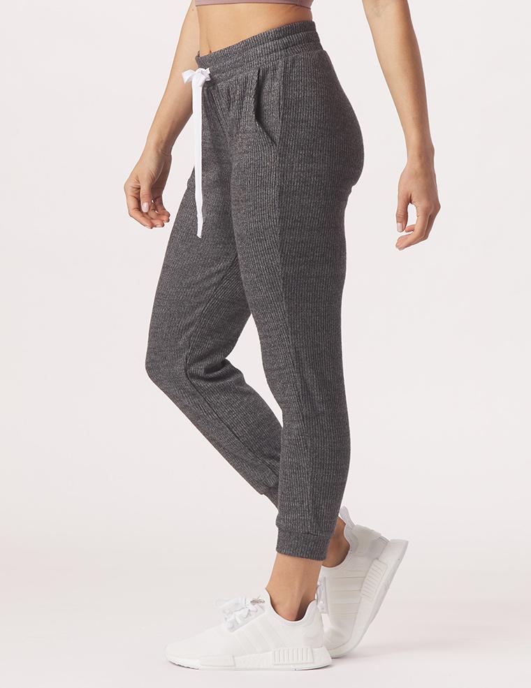 Comfort 7/8 Jogger: Charcoal Heather Comfort 7/8 Jogger: Charcoal Heather
