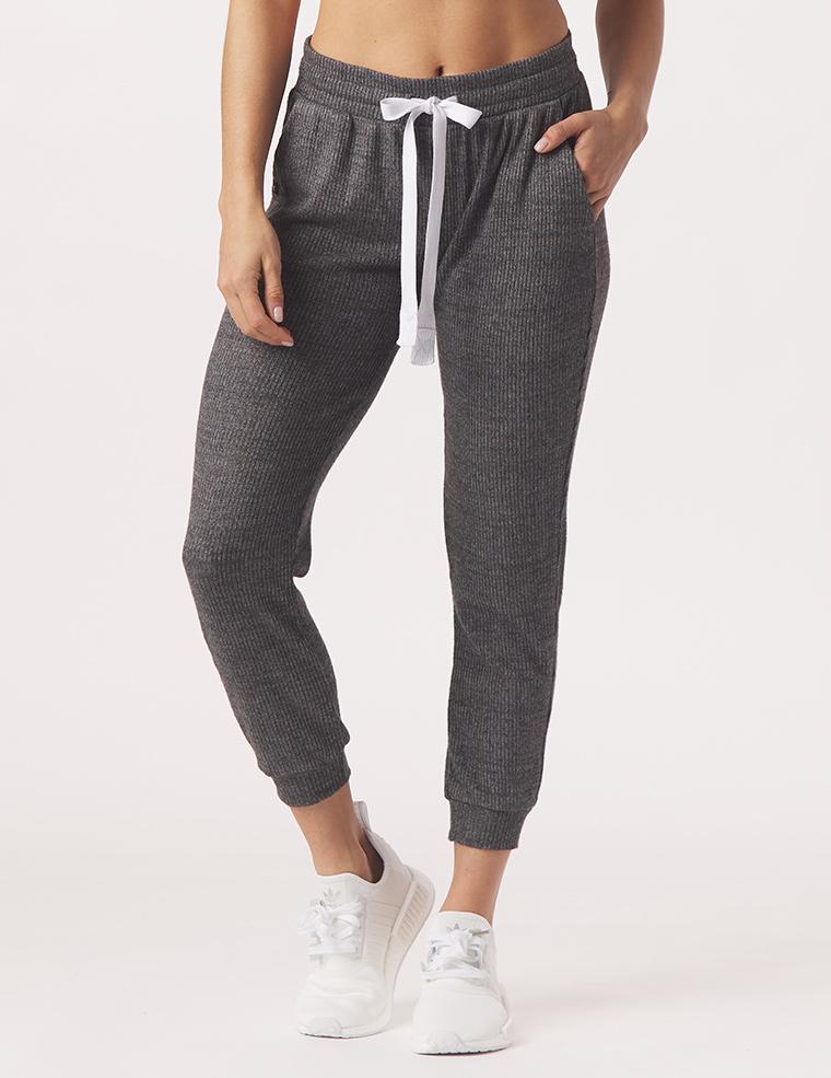 Comfort 7/8 Jogger: Charcoal Heather Comfort 7/8 Jogger: Charcoal Heather