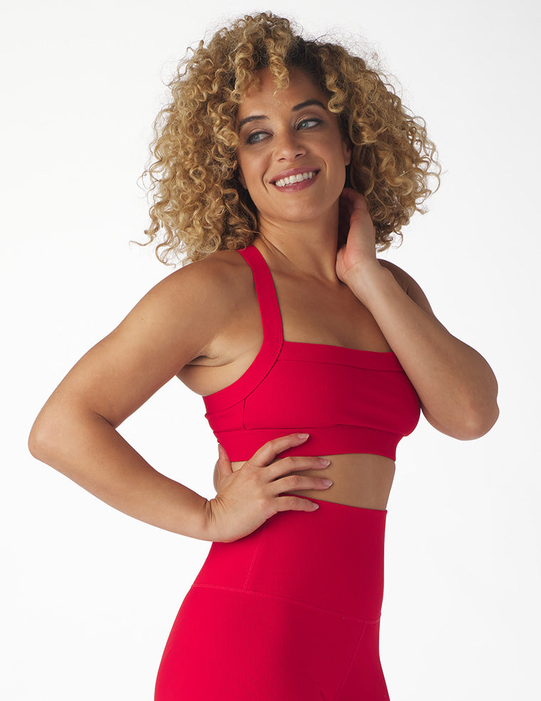 Directional Bra: Cherry Directional Bra: Cherry