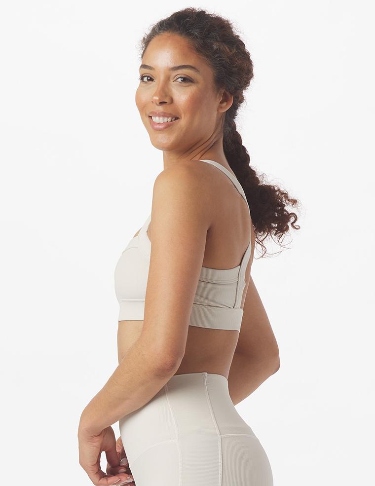 Directional Bra: Oatmilk Directional Bra: Oatmilk