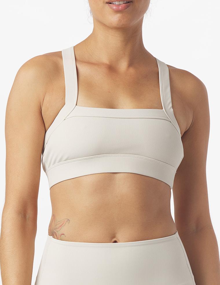 Directional Bra: Oatmilk Directional Bra: Oatmilk