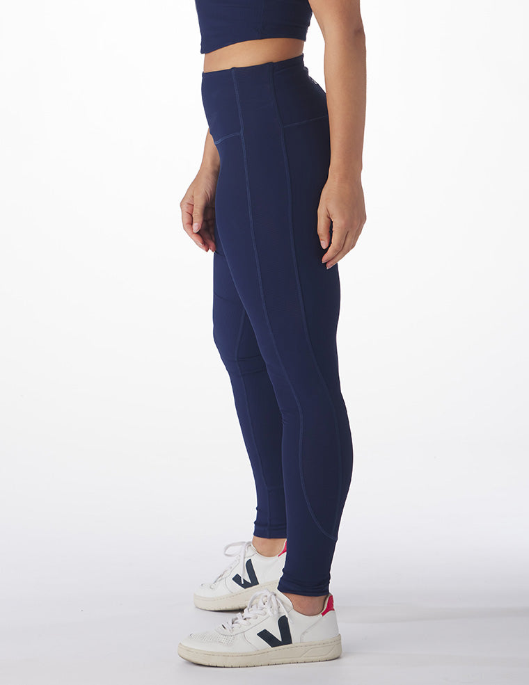 Directional Legging: Indigo Directional Legging: Indigo