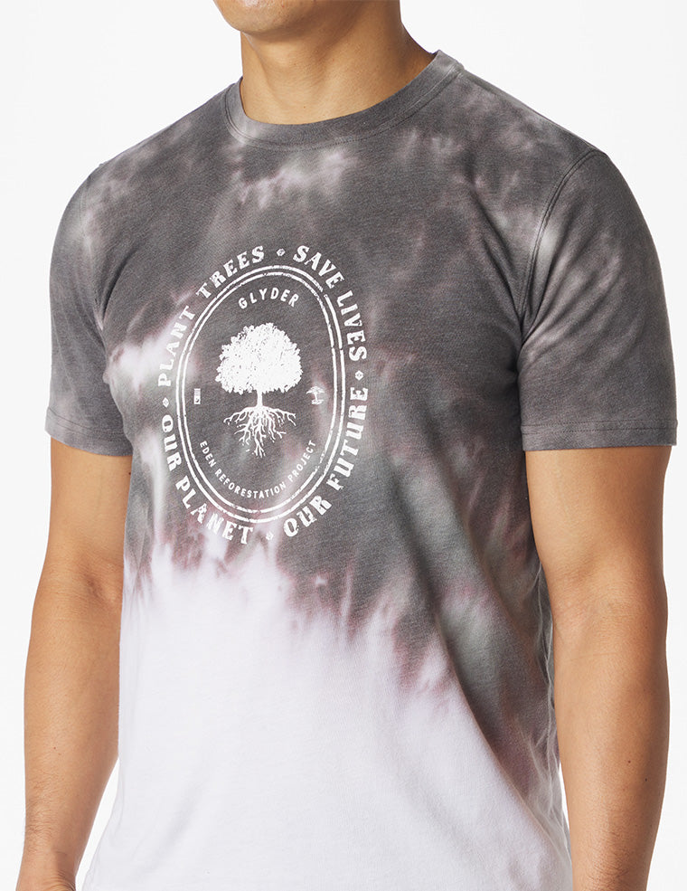 Eden Short Sleeve: Black Ombre Eden Short Sleeve: Black Ombre